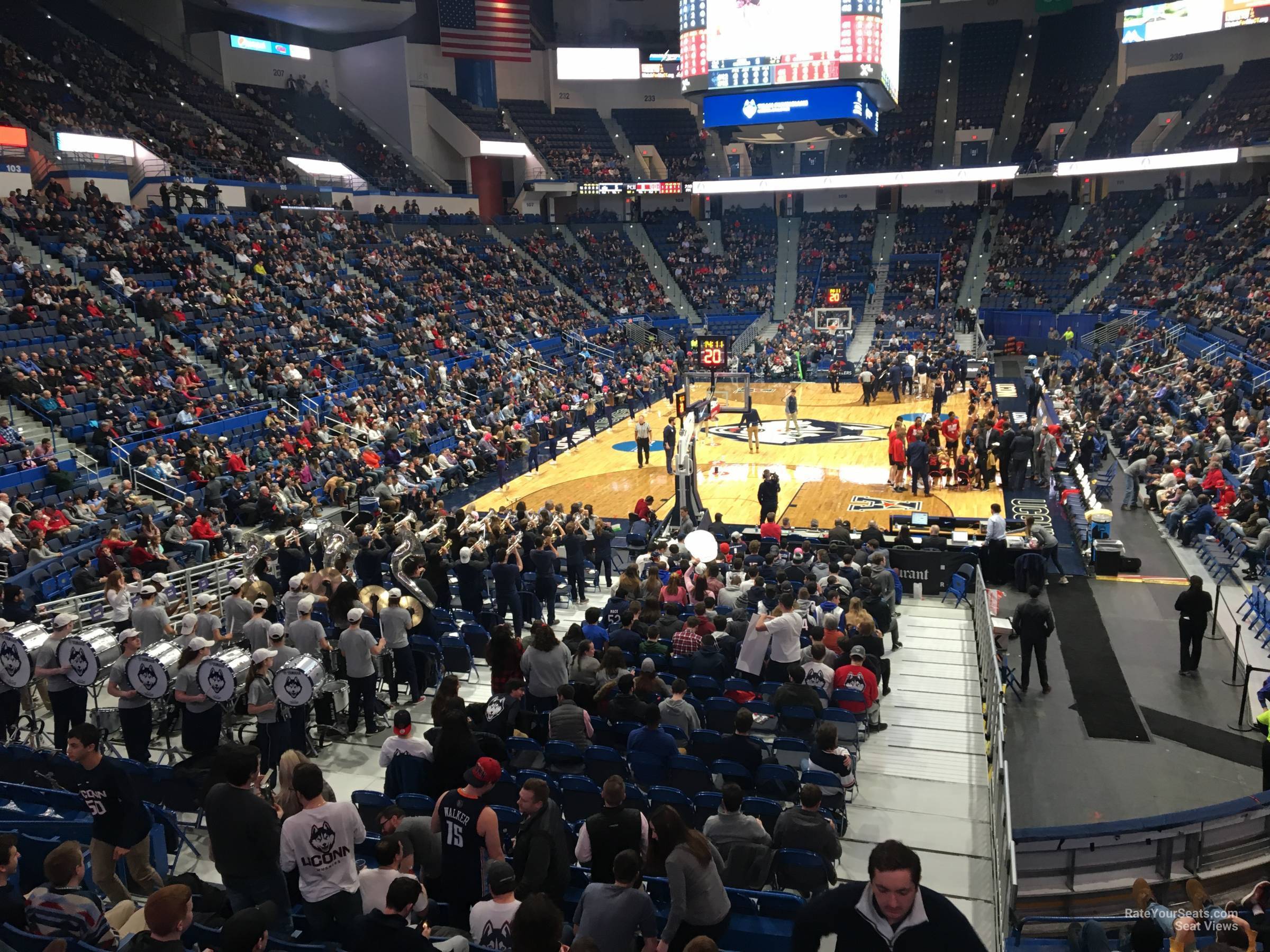 section 121, row s seat view  - xl center