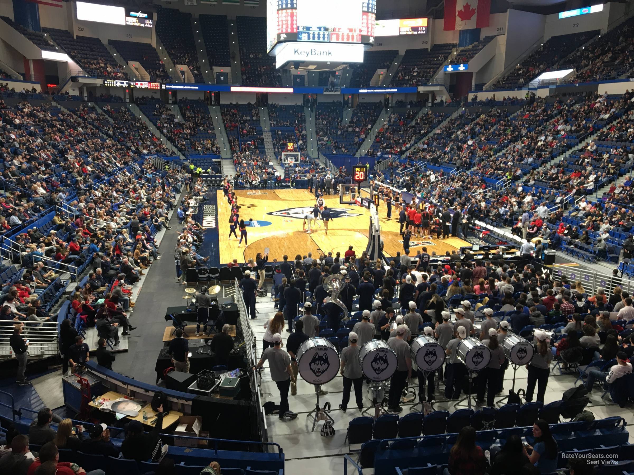 section 123, row s seat view  - xl center