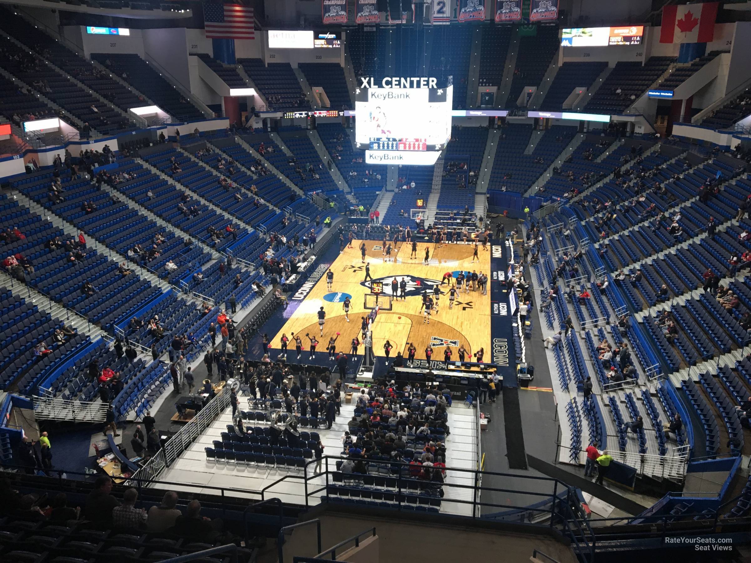 section 224, row j seat view  - xl center