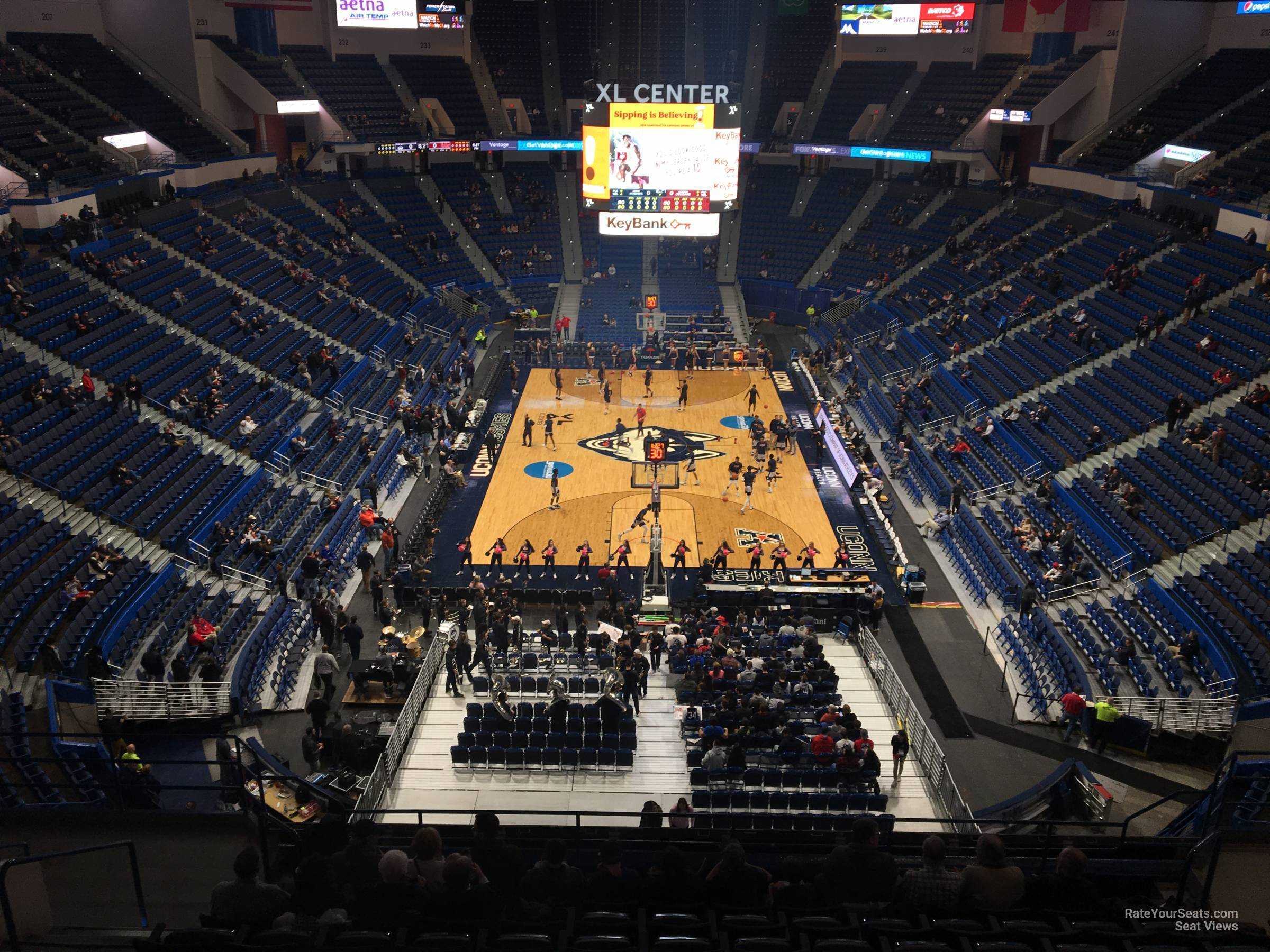 section 225, row j seat view  - xl center