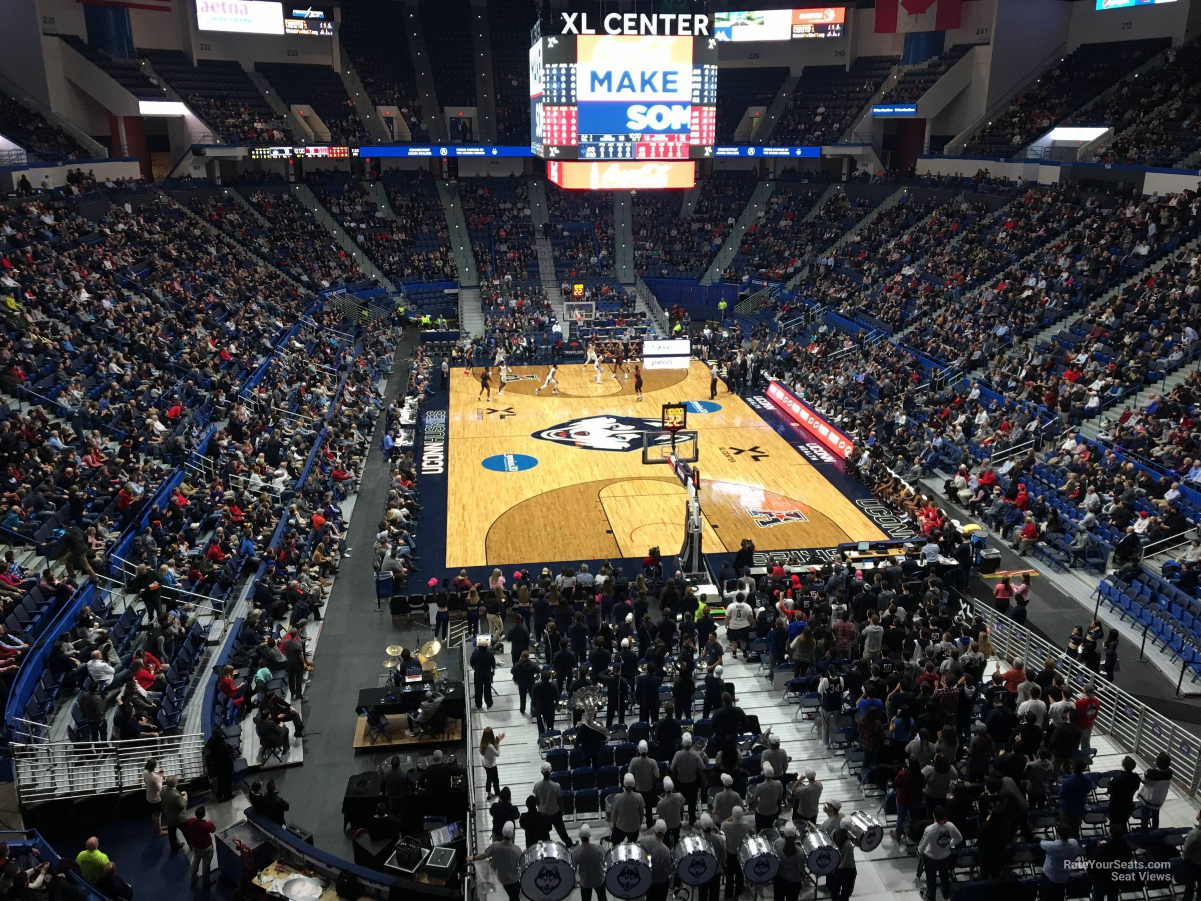 section 226, row a seat view  for basketball - peoplesbank arena