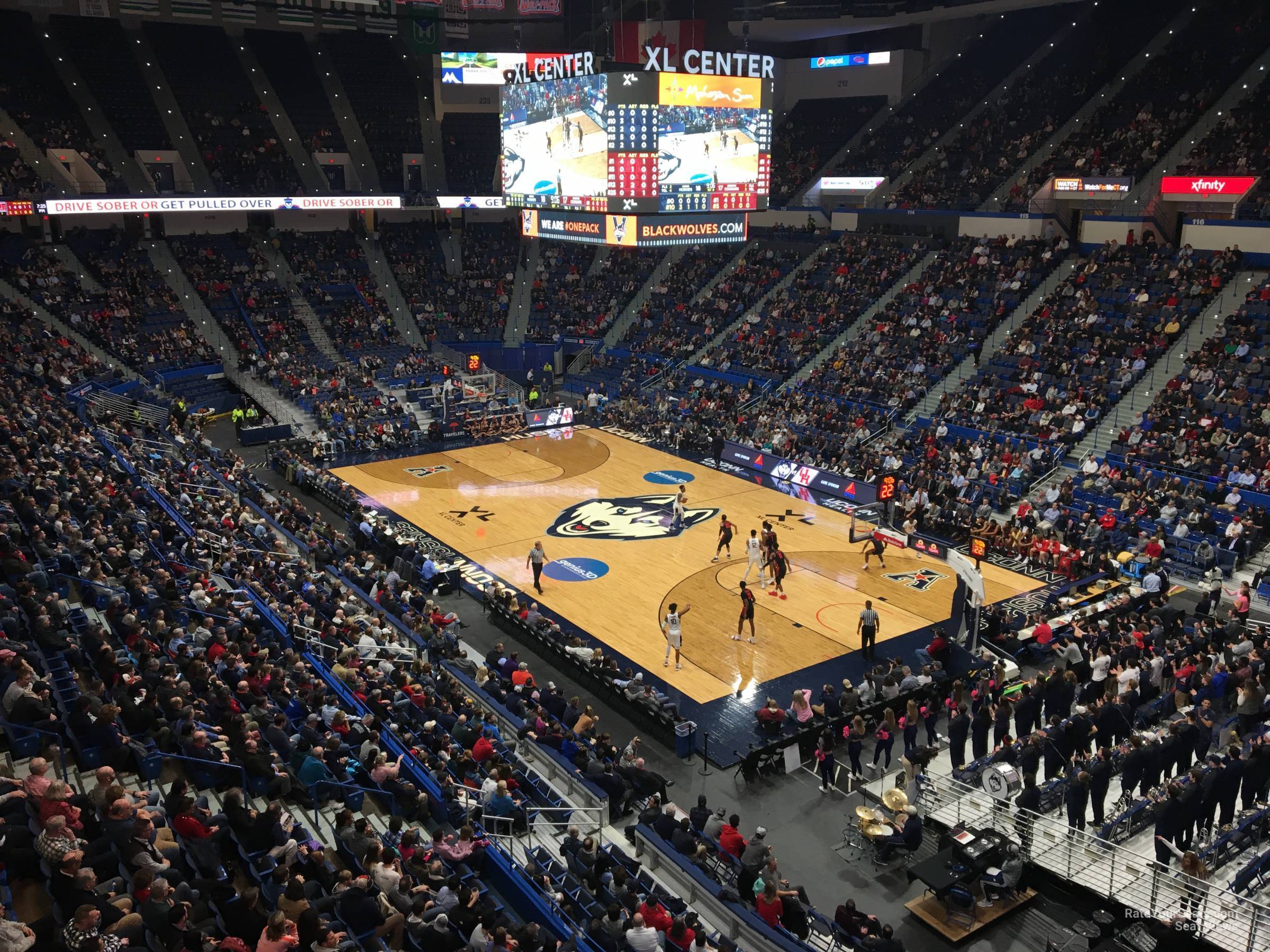 section 229, row a seat view  - xl center