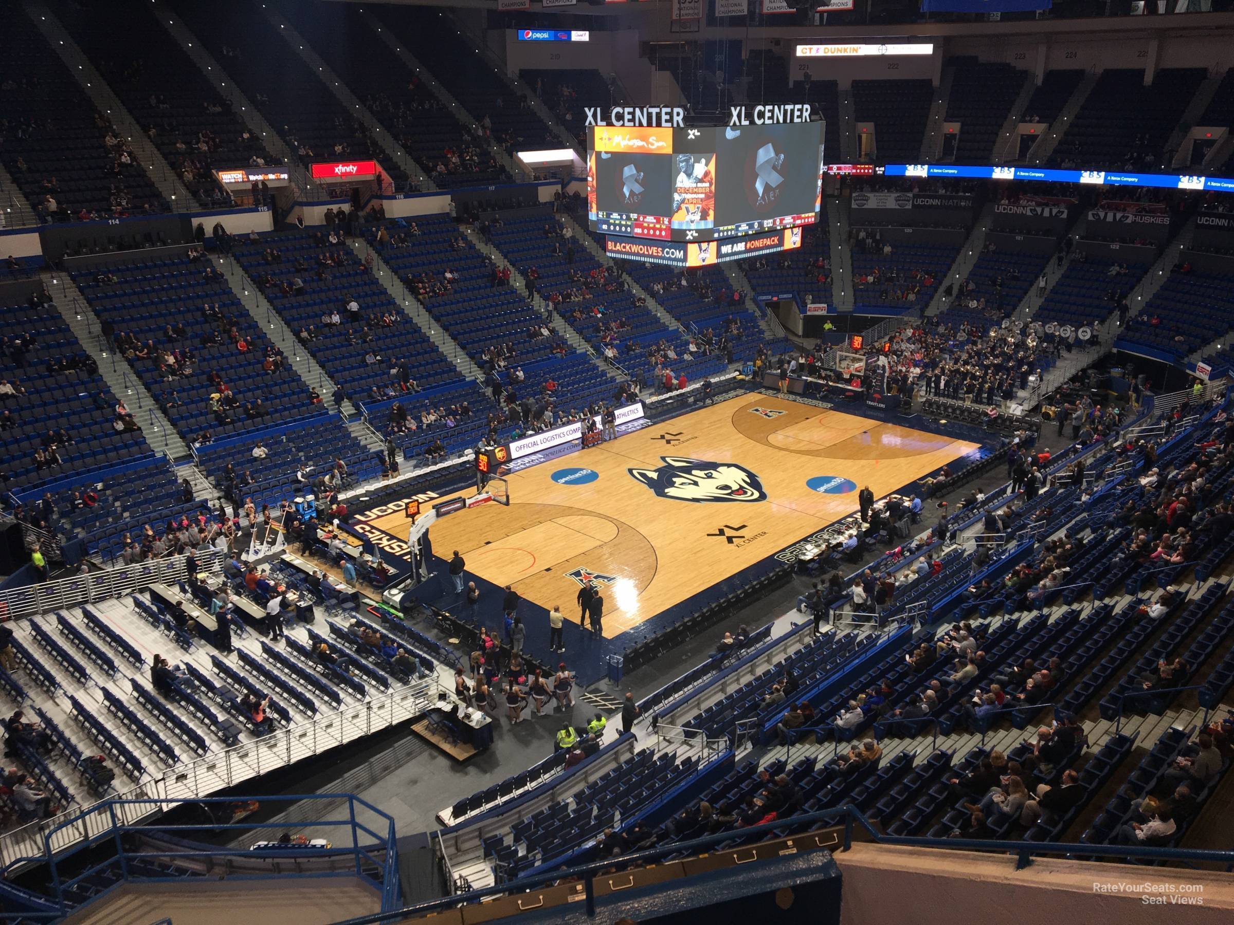 section 231, row j seat view  - xl center