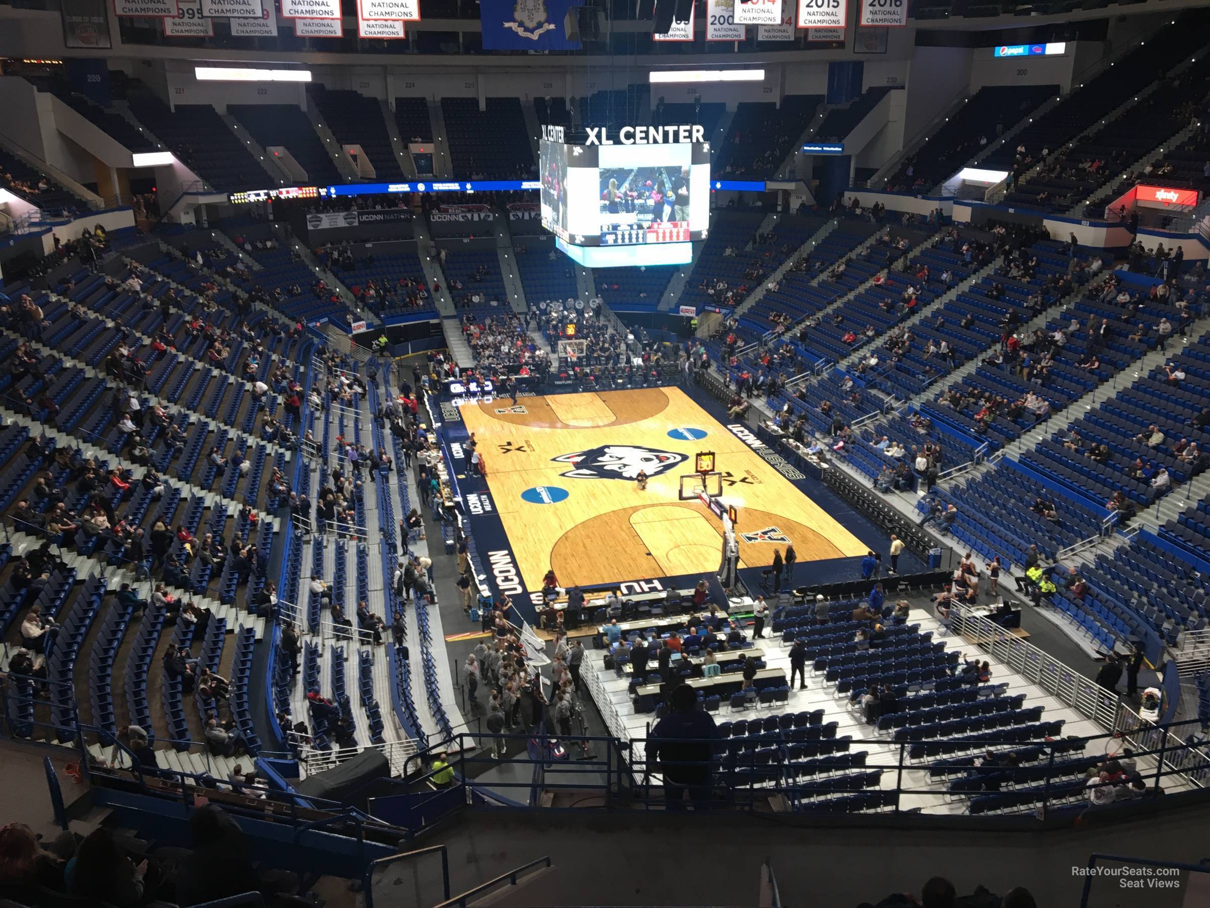 section 238, row j seat view  - xl center