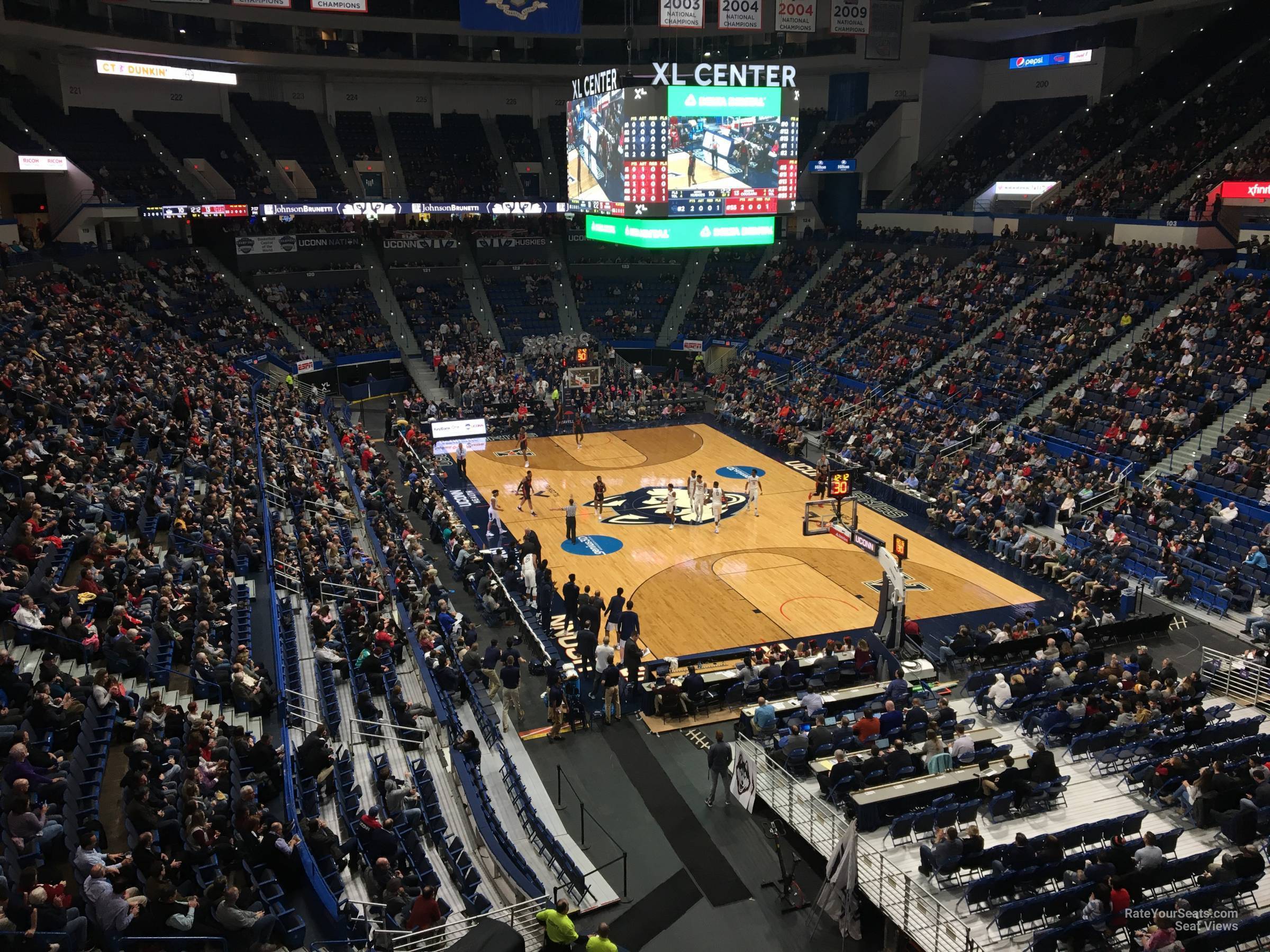 section 239, row a seat view  - xl center