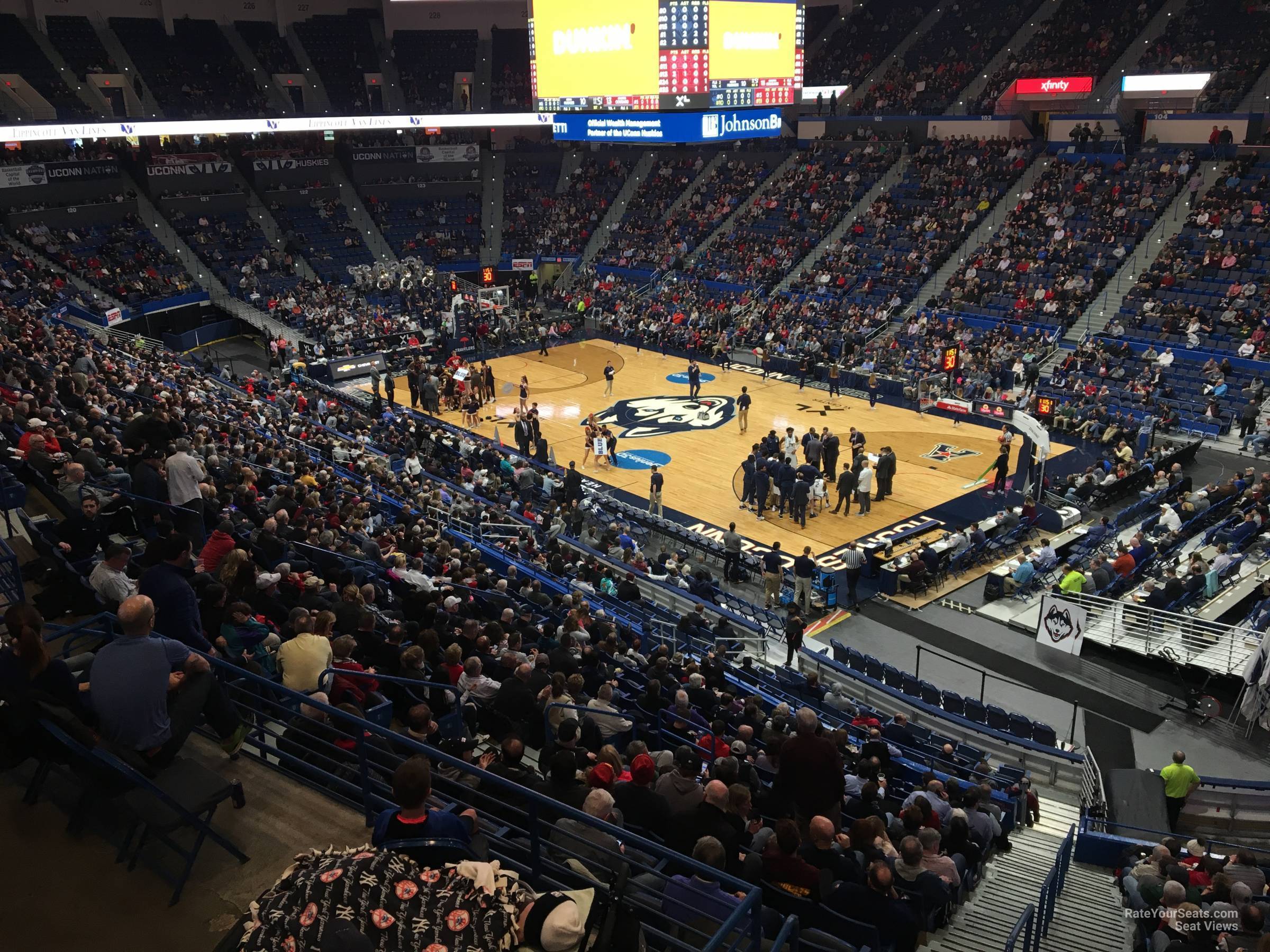 section 241, row a seat view  - xl center
