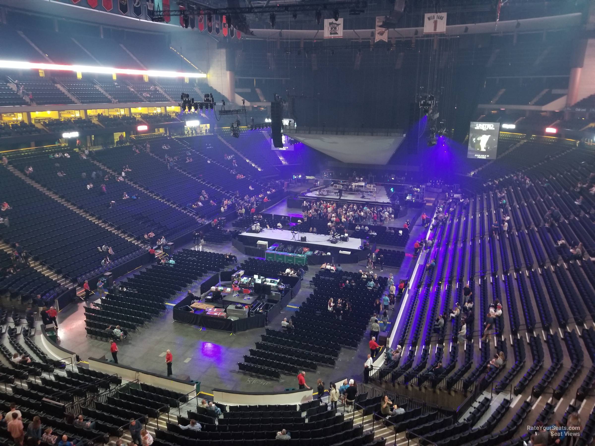 section c14, row 4 seat view for concert - grand casino arena