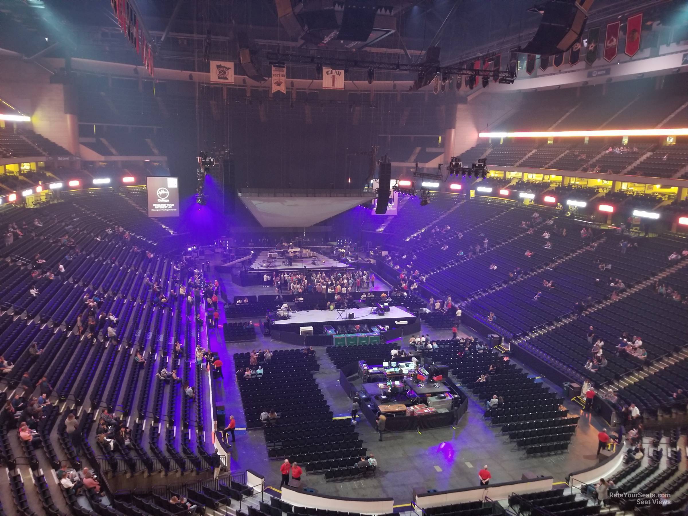 Xcel Energy Center Section C18 Concert Seating