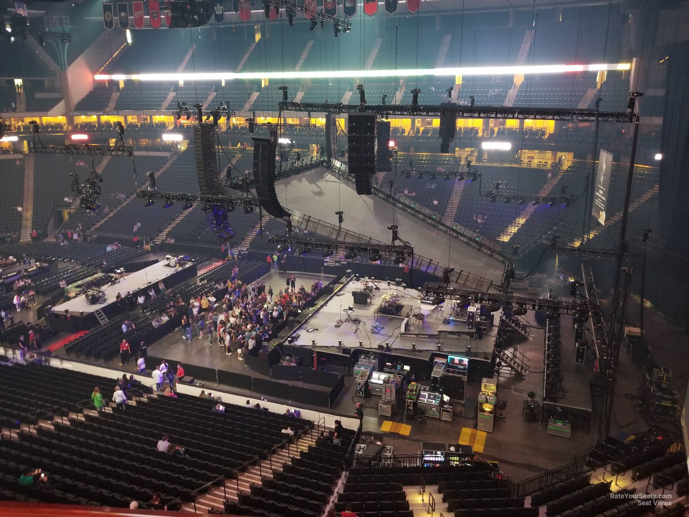 section c2, row 4 seat view for concert - grand casino arena