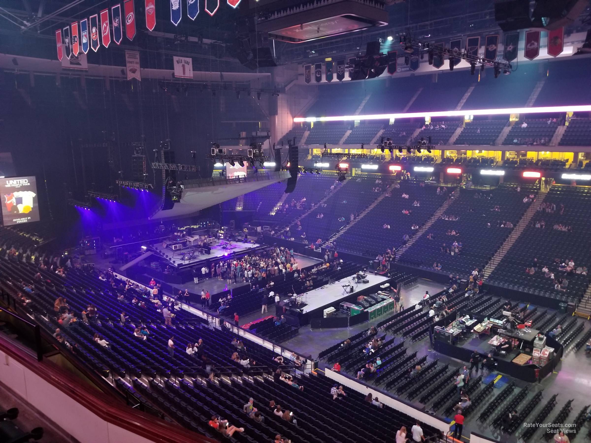 section c22, row 4 seat view  for concert - grand casino arena