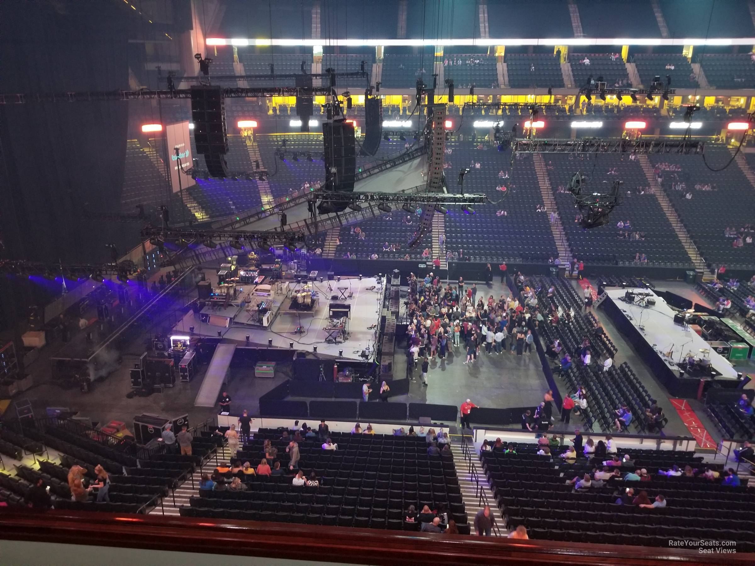 section c28, row 4 seat view  for concert - xcel energy center