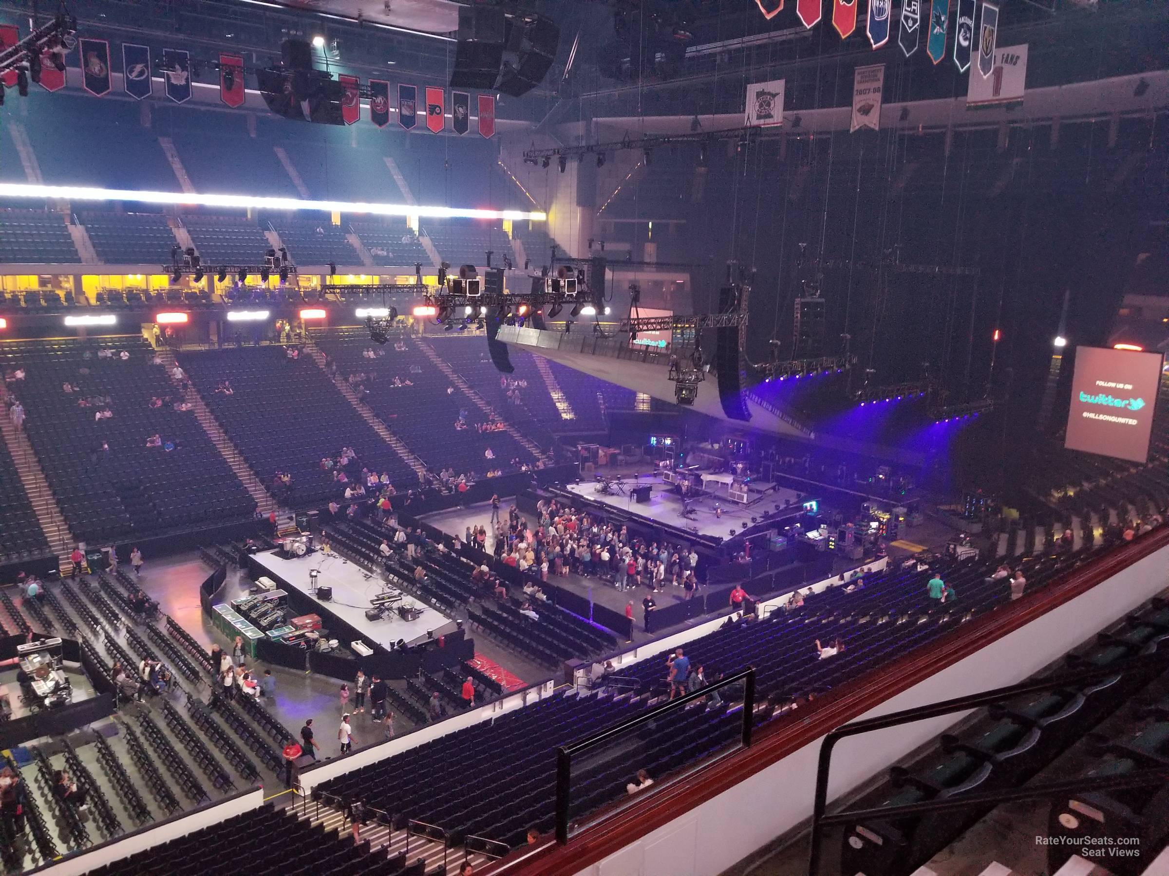 section c9, row 4 seat view  for concert - grand casino arena