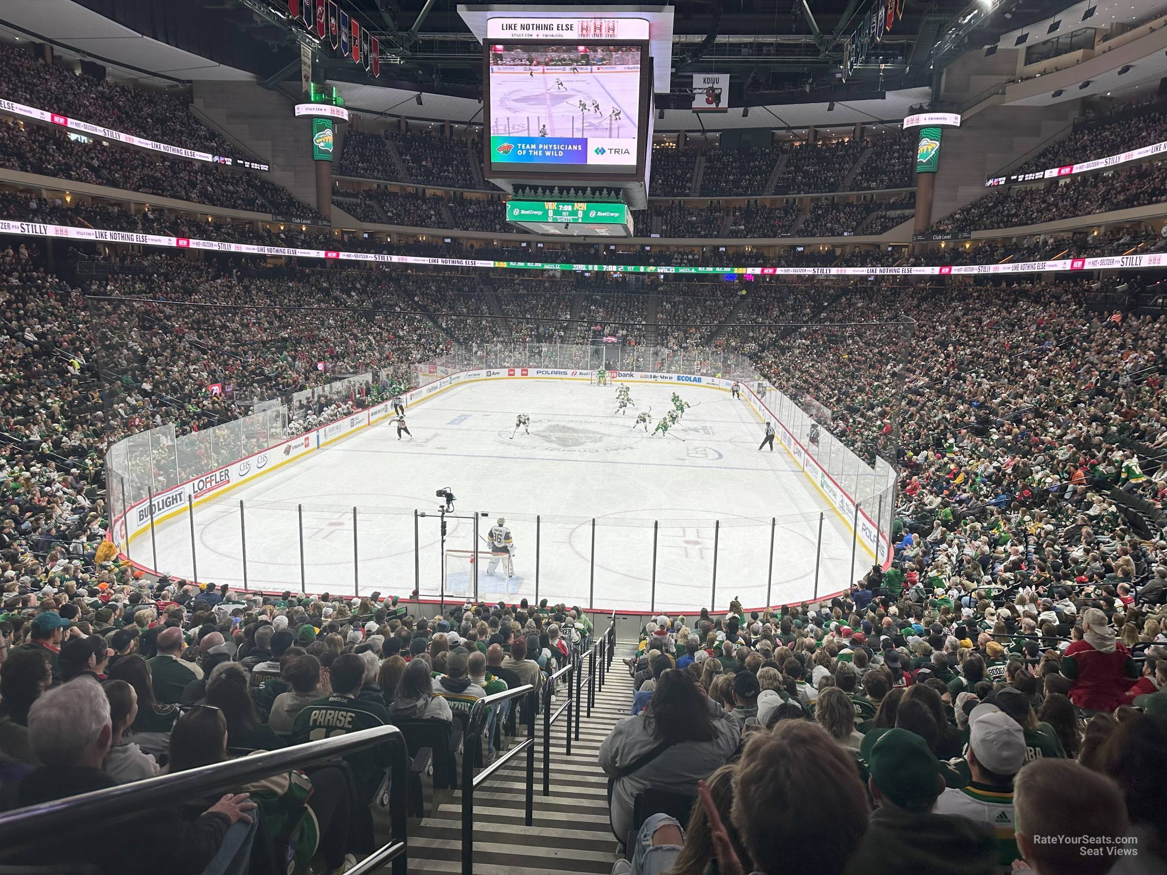 section 109, row 23 seat view  for hockey - xcel energy center