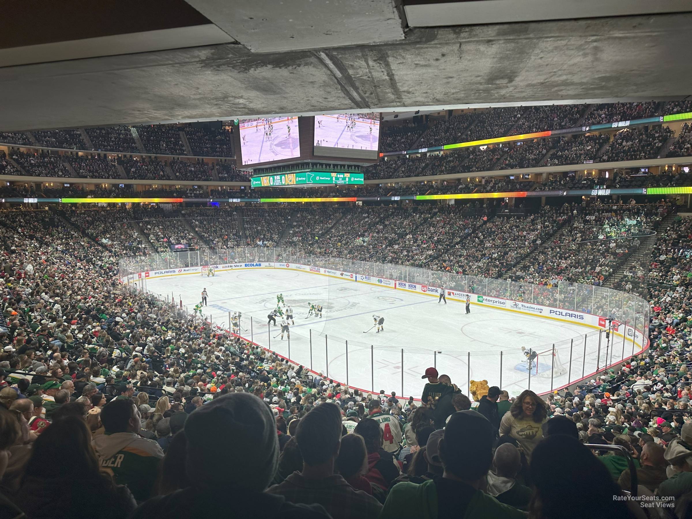 section 112, row 23 seat view  for hockey - xcel energy center