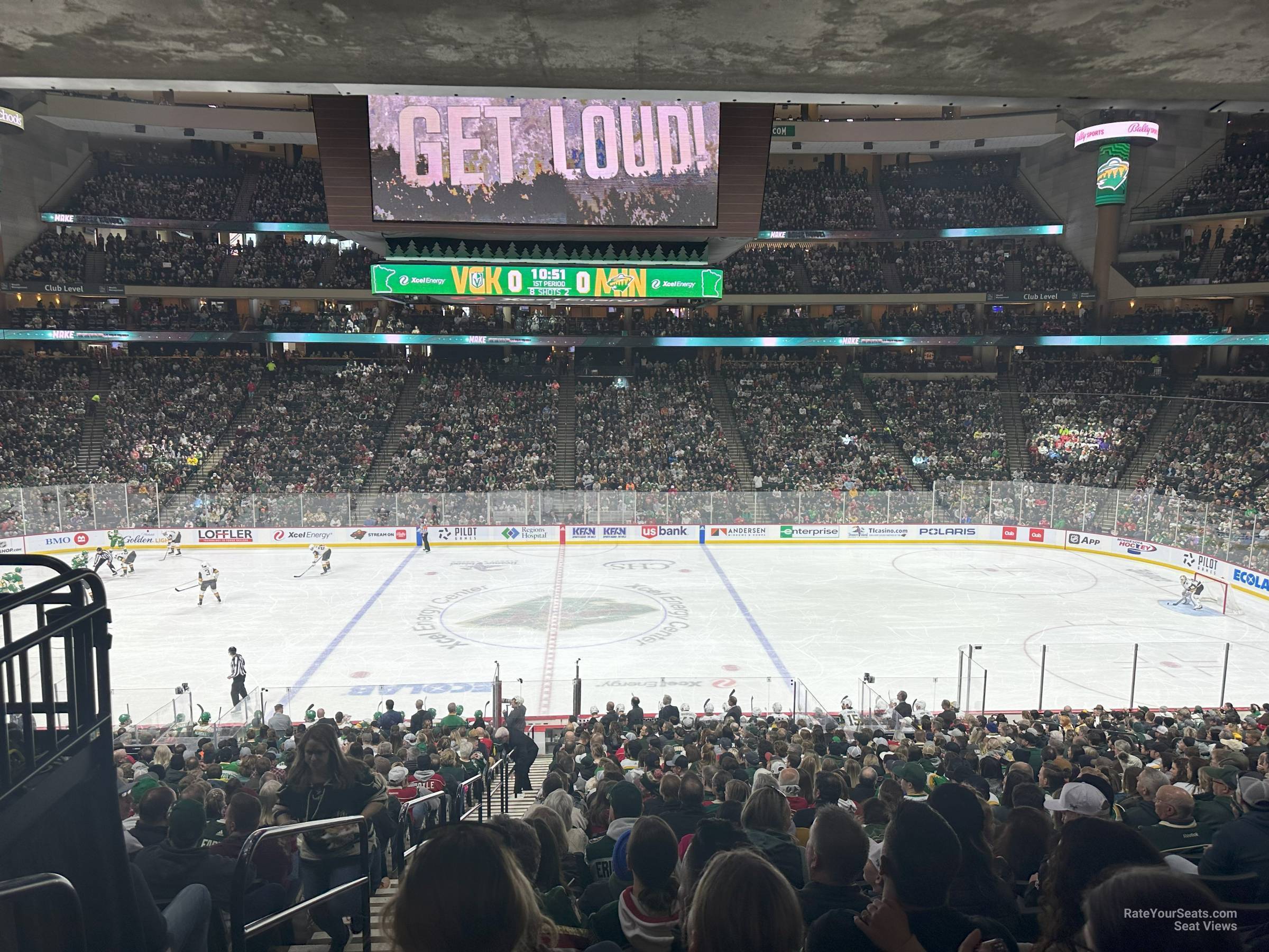 section 116, row 26 seat view  for hockey - xcel energy center