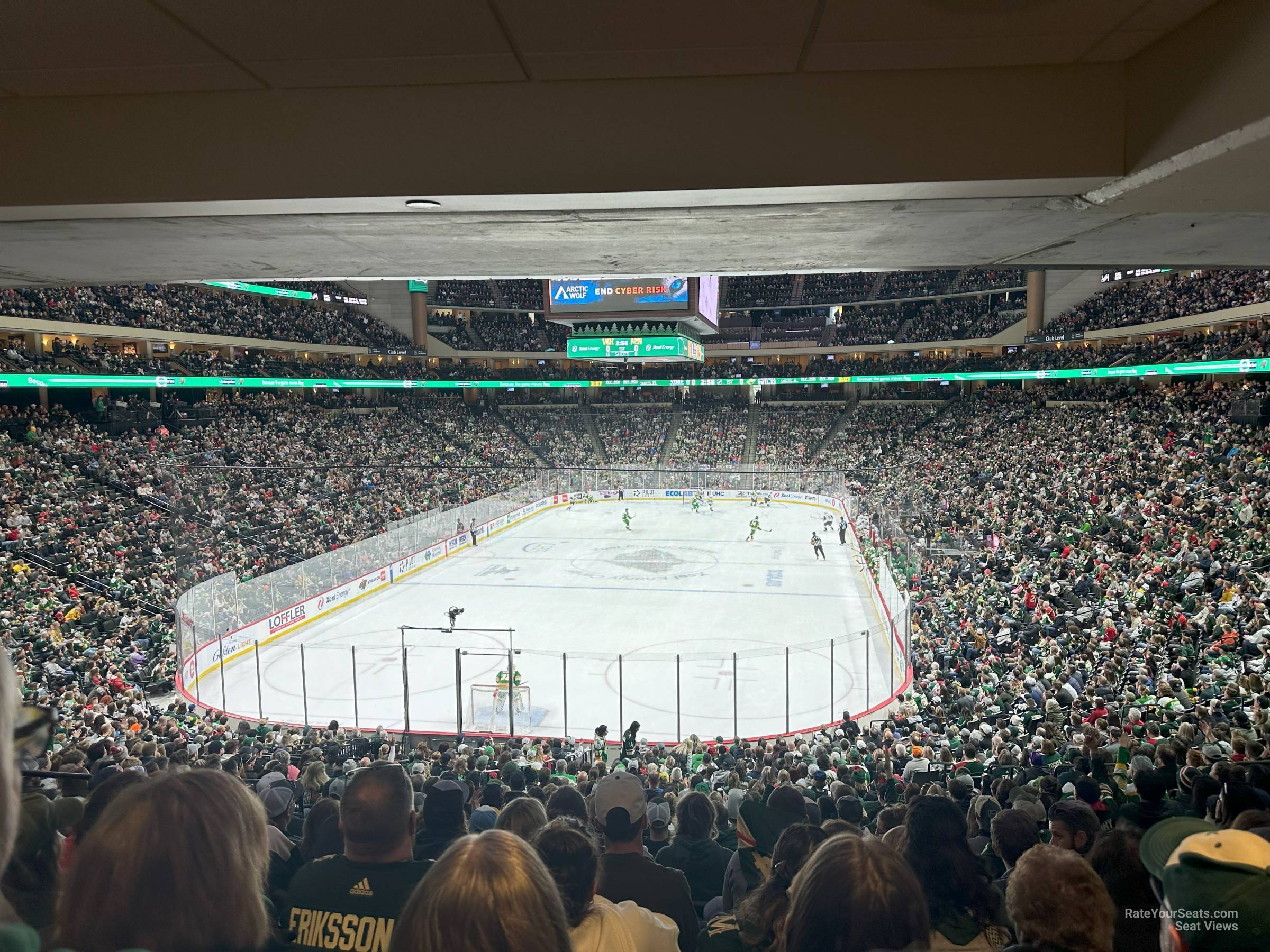 section 122, row 26 seat view  for hockey - xcel energy center
