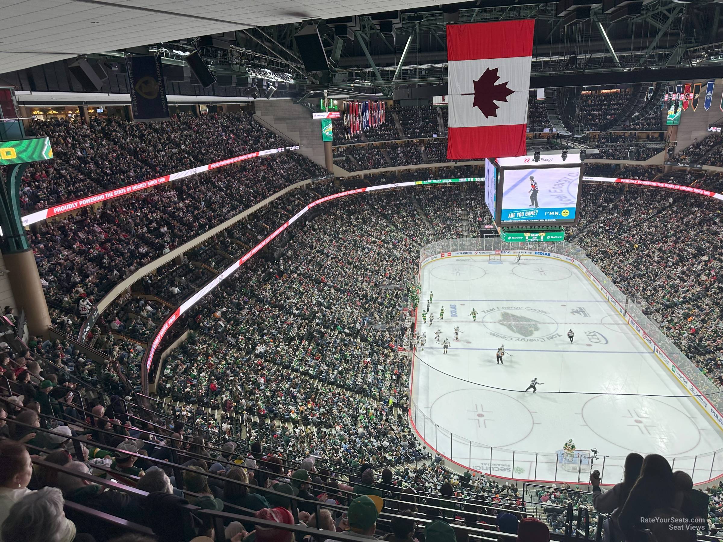 section 213, row 7 seat view  for hockey - xcel energy center