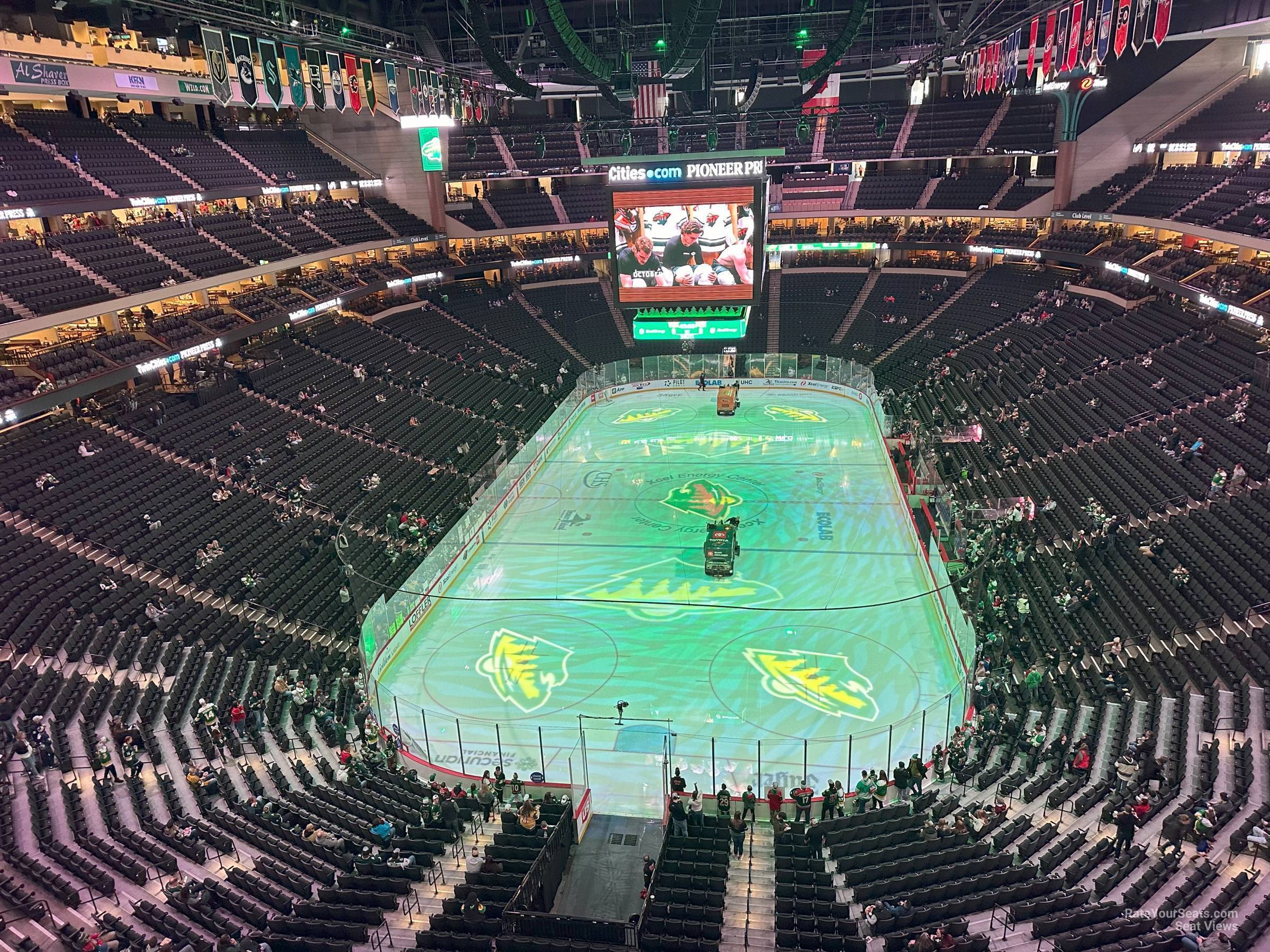 section 226, row 1 seat view for hockey - grand casino arena