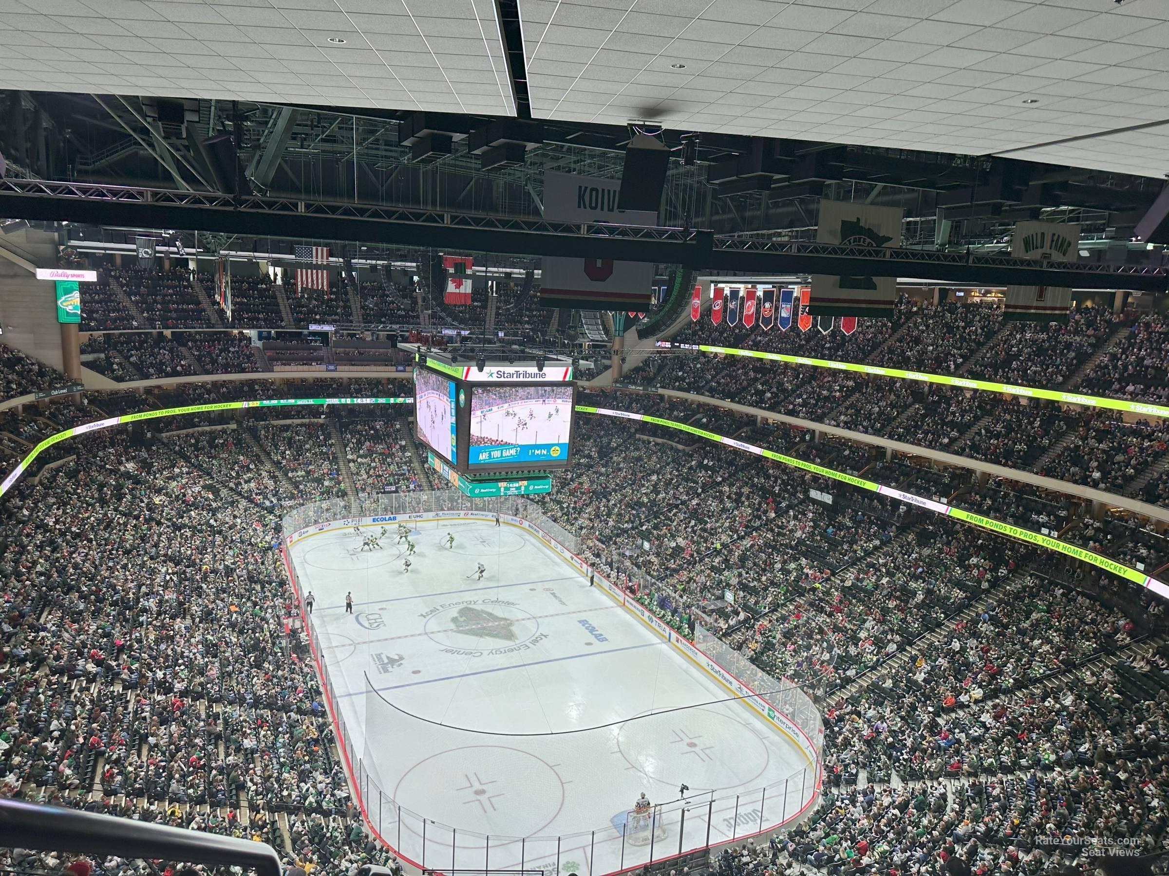 section 228, row rls seat view  for hockey - xcel energy center