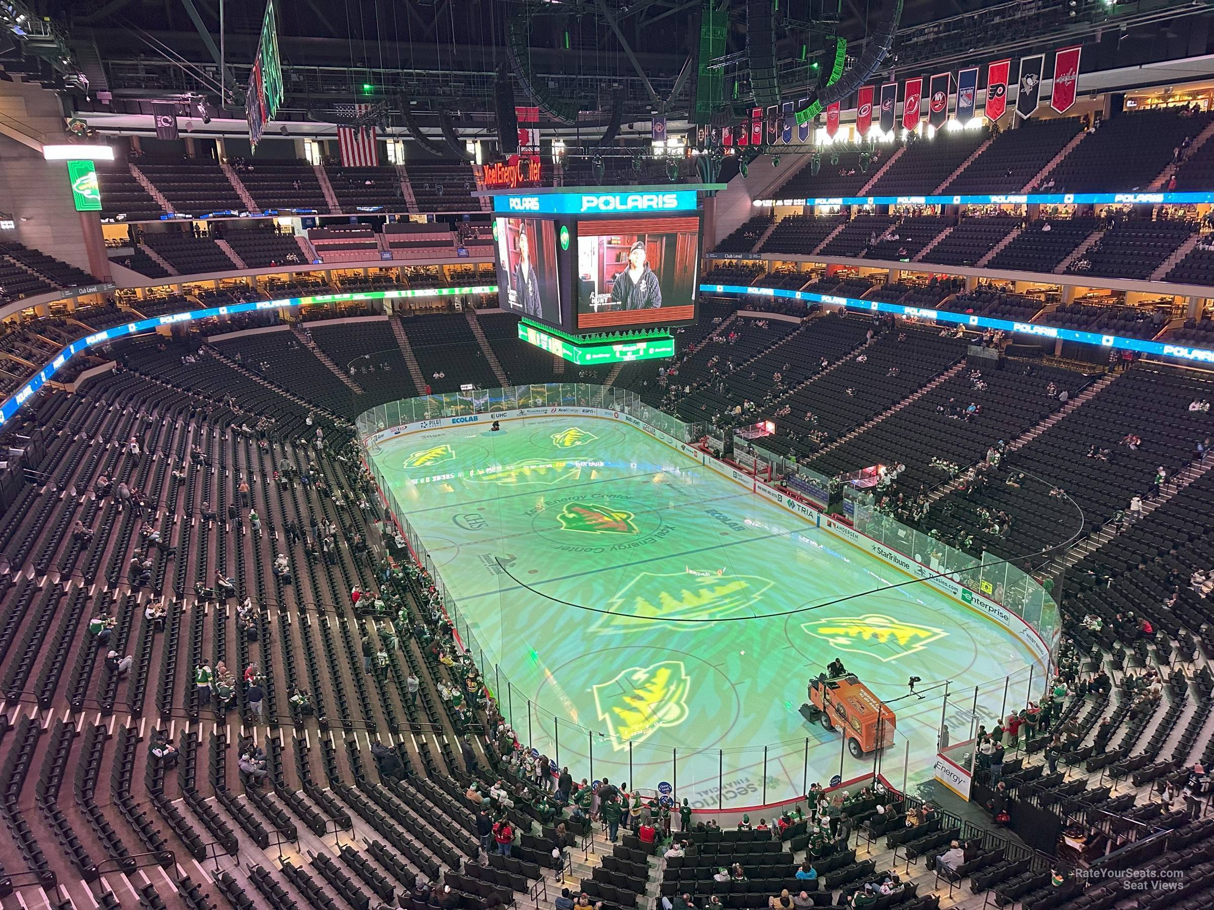 section 229, row 1 seat view  for hockey - grand casino arena