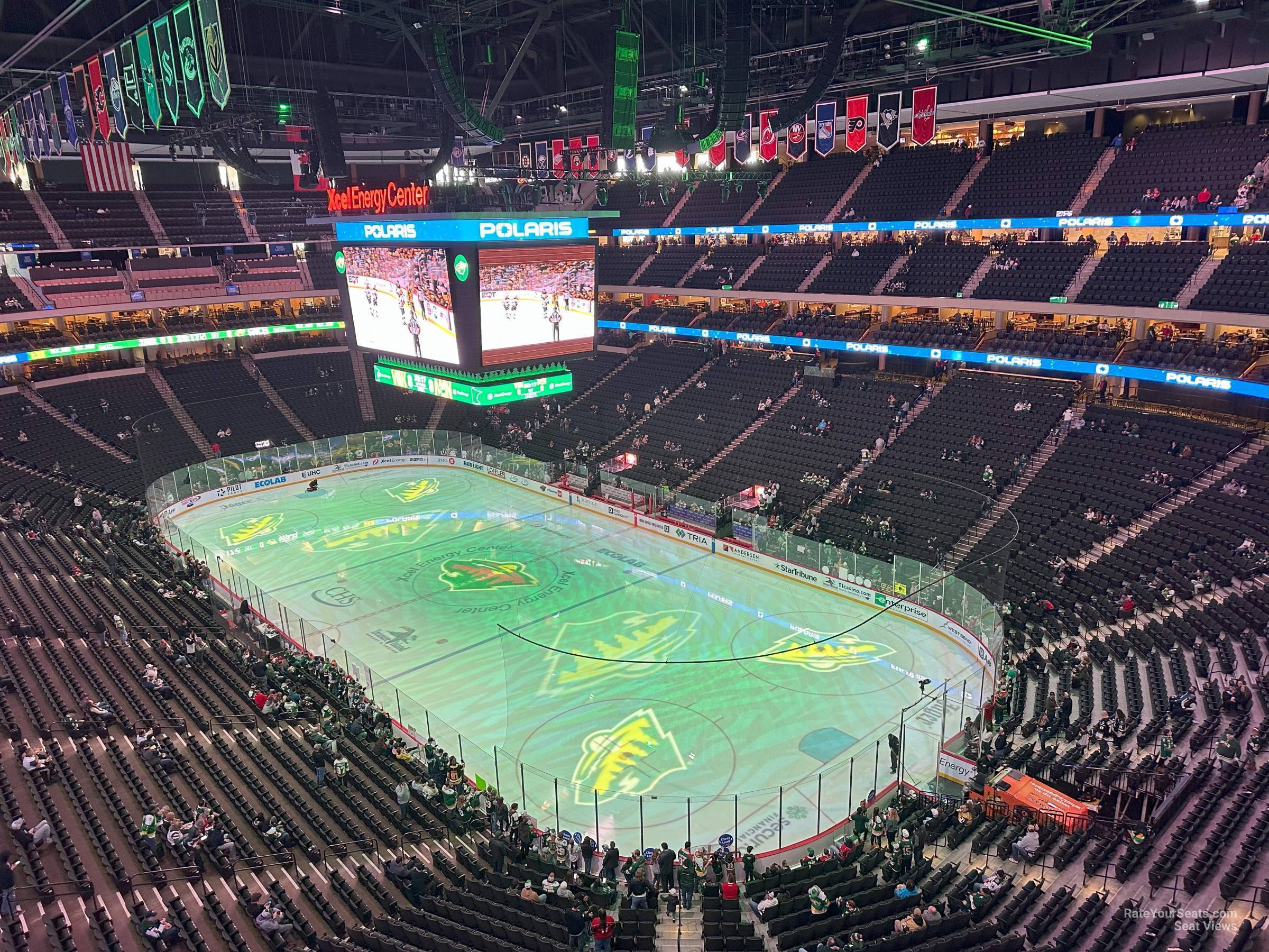 section 230, row 1 seat view  for hockey - grand casino arena