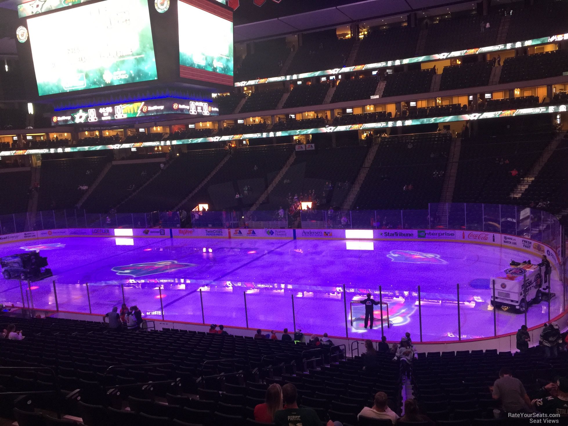 section 101, row 24 seat view  for hockey - xcel energy center