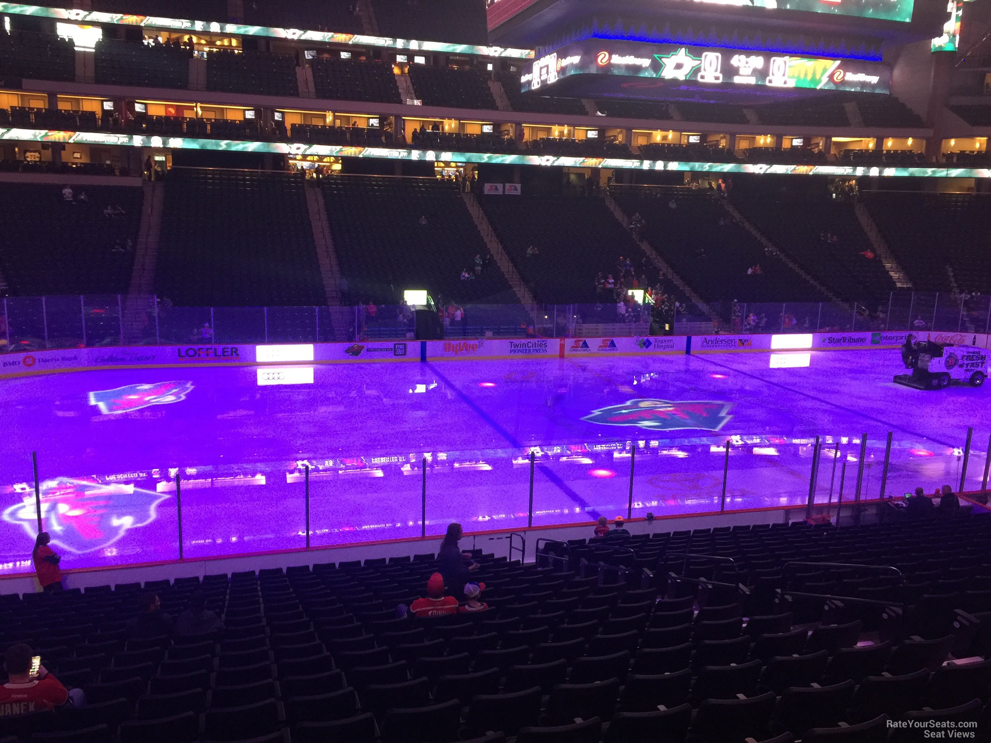 section 105, row 24 seat view  for hockey - xcel energy center