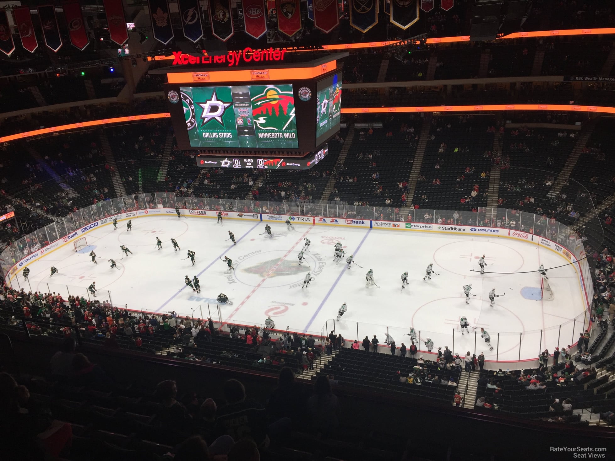 Section 217 at Xcel Energy Center Minnesota Wild