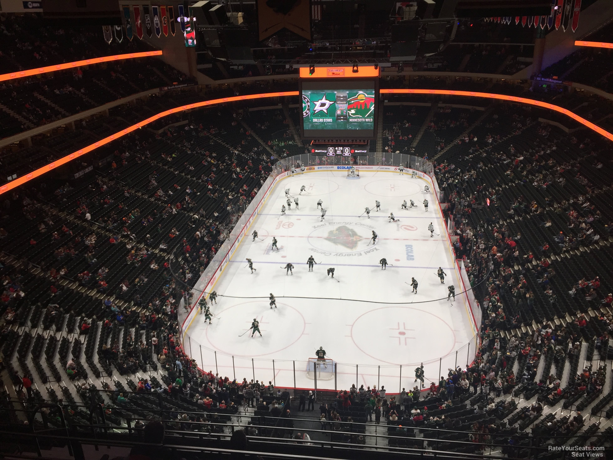 section 226, row 6 seat view for hockey - grand casino arena