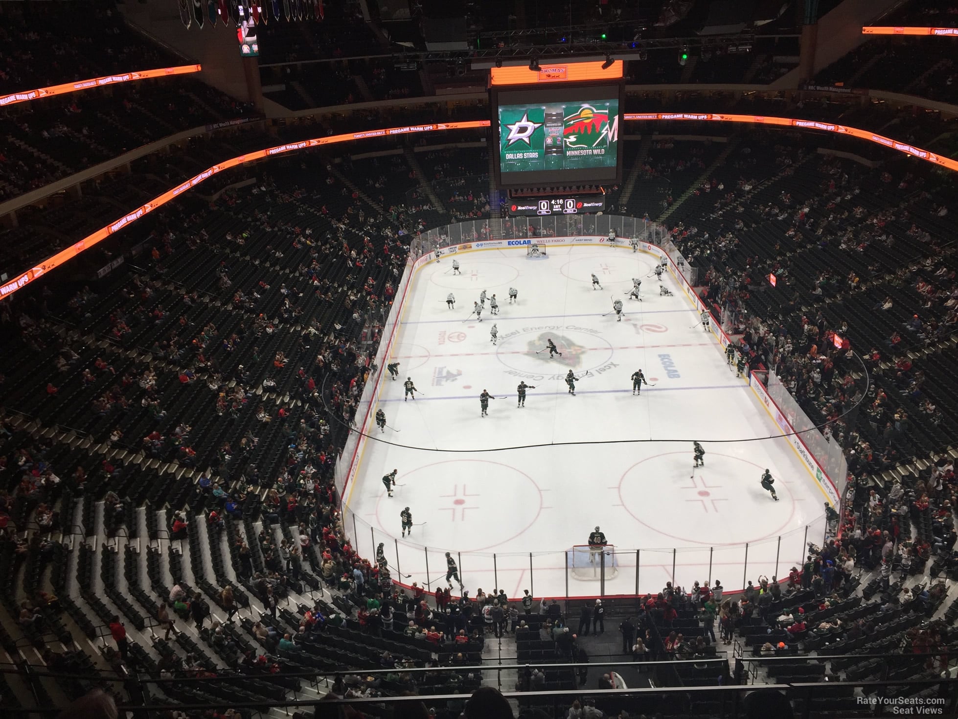 section 227, row 6 seat view  for hockey - grand casino arena