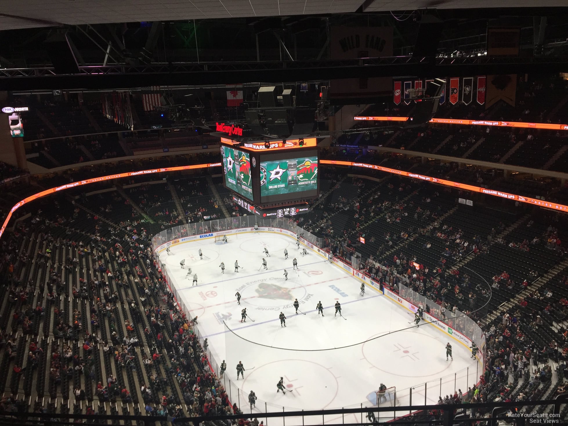 section 229, row 6 seat view  for hockey - grand casino arena