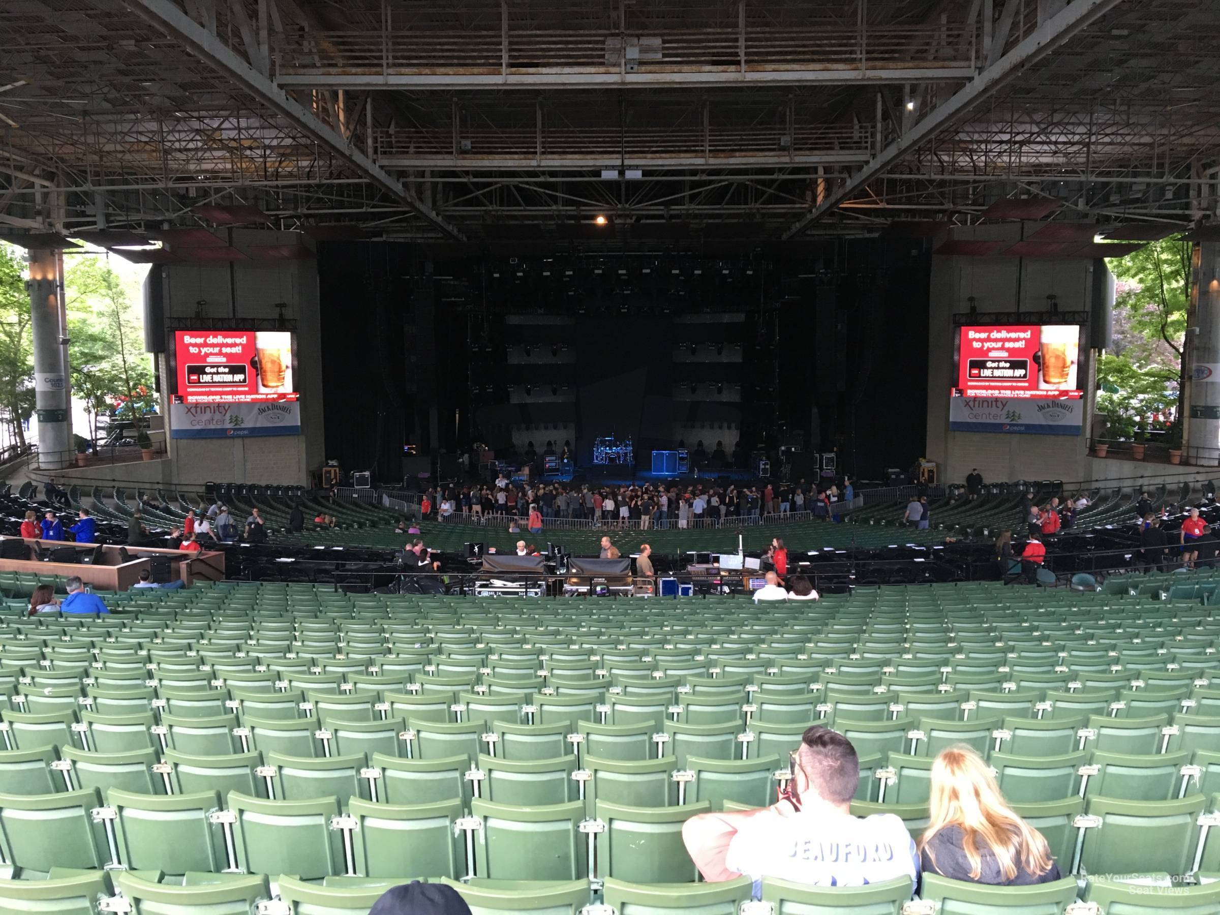 Xfinity Center Mansfield Seating Chart View