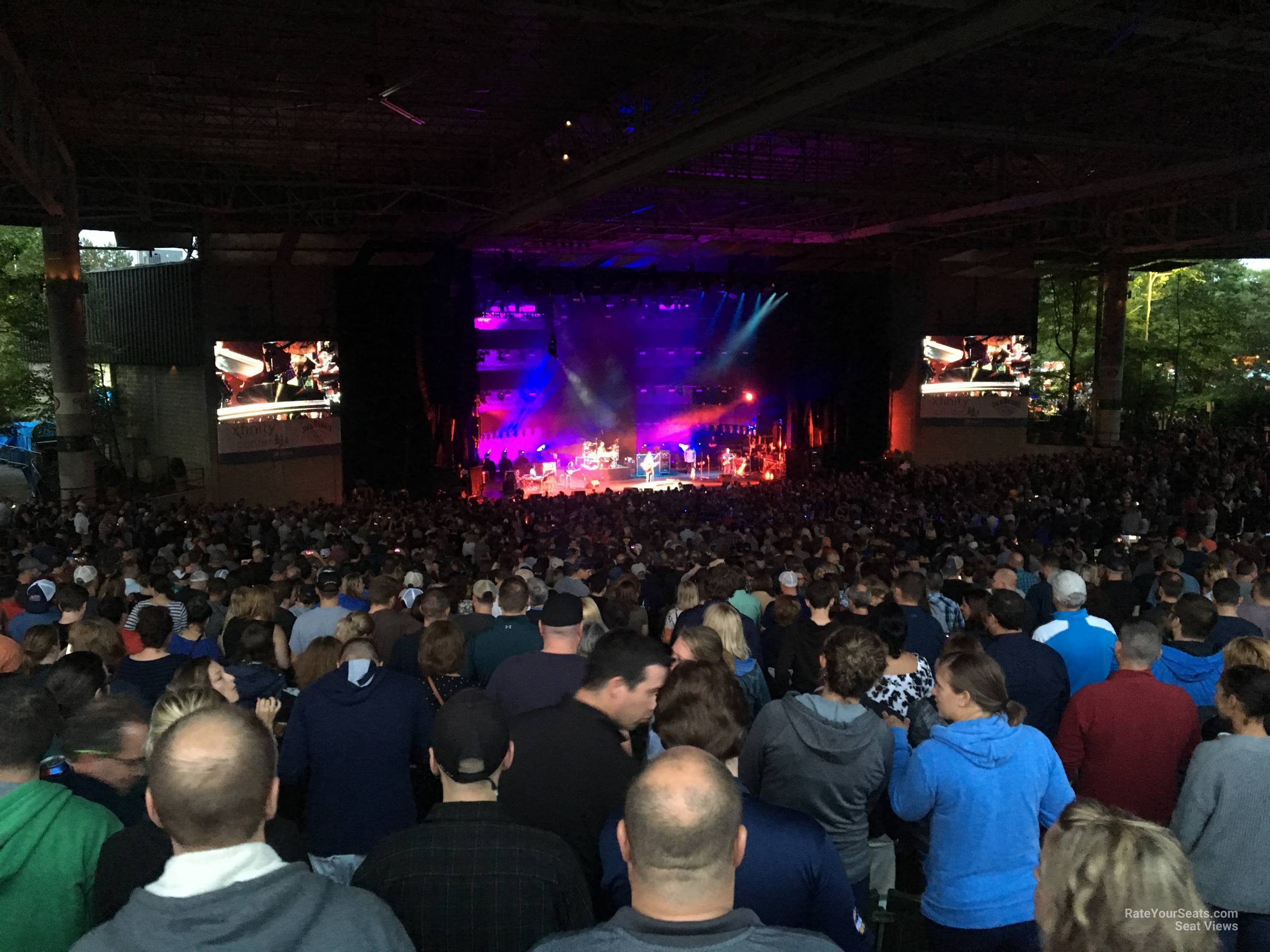 section 7, row cc seat view  - xfinity center (mansfield)