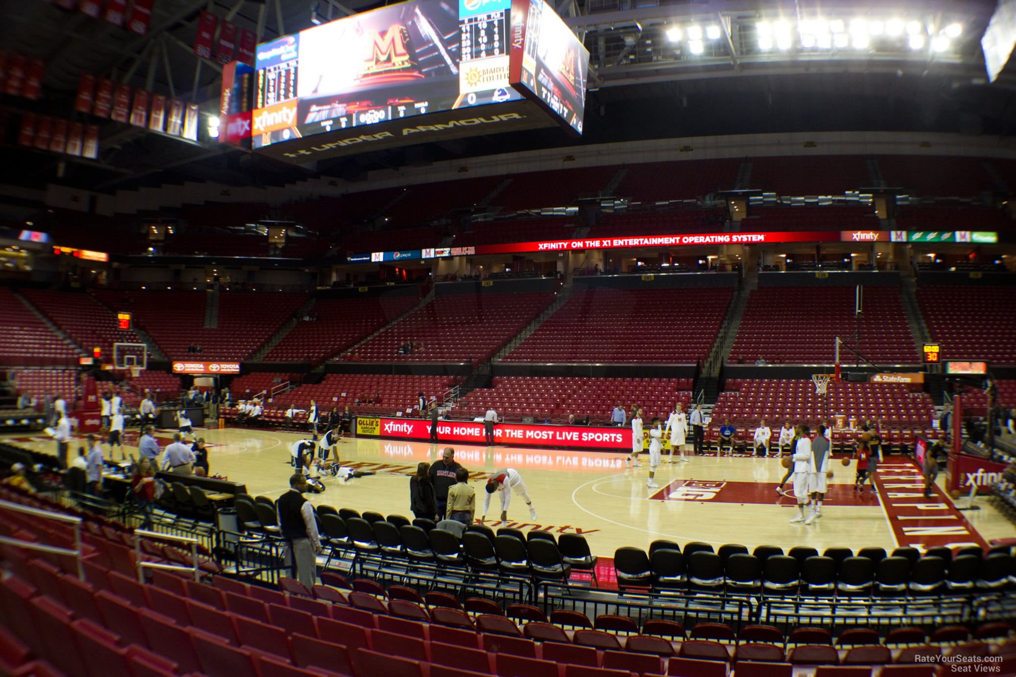 Section 115 at Xfinity Center