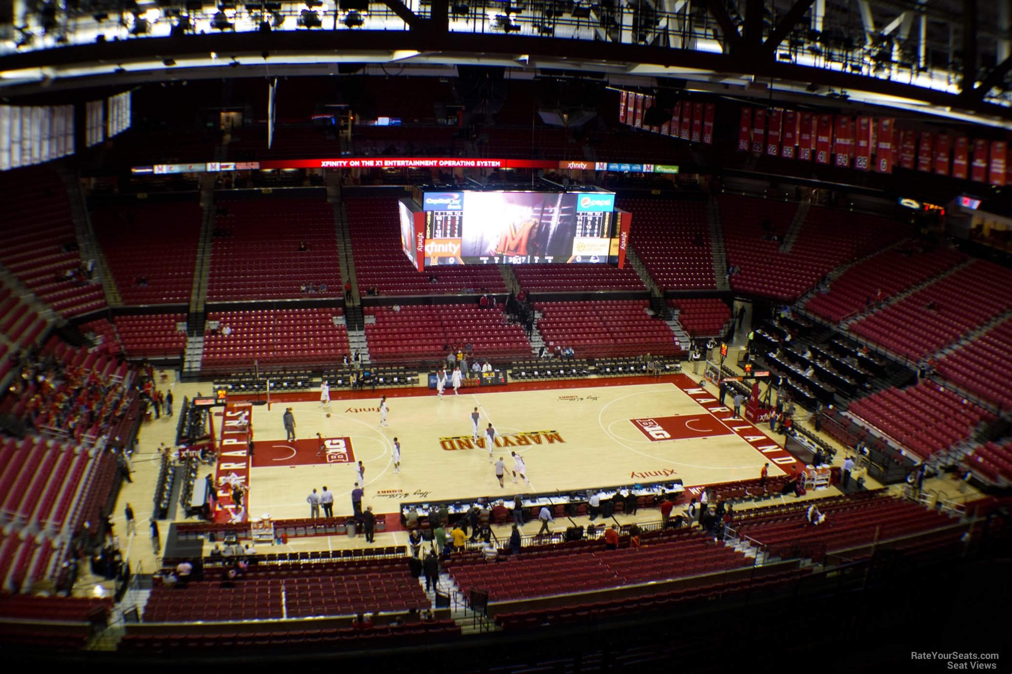 section 226, row 11 seat view  - xfinity center (maryland)