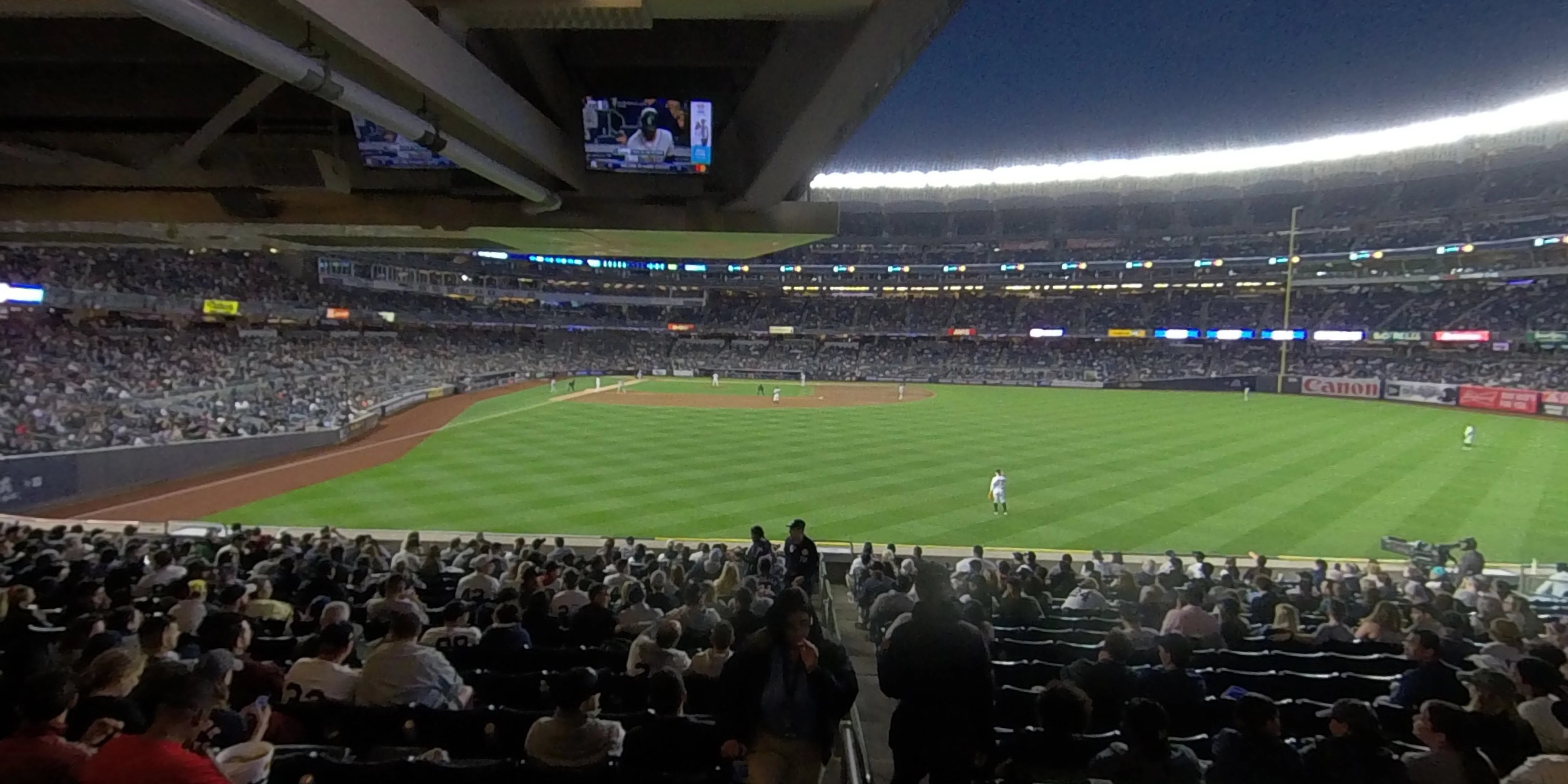 section 104 panoramic seat view  for baseball - yankee stadium