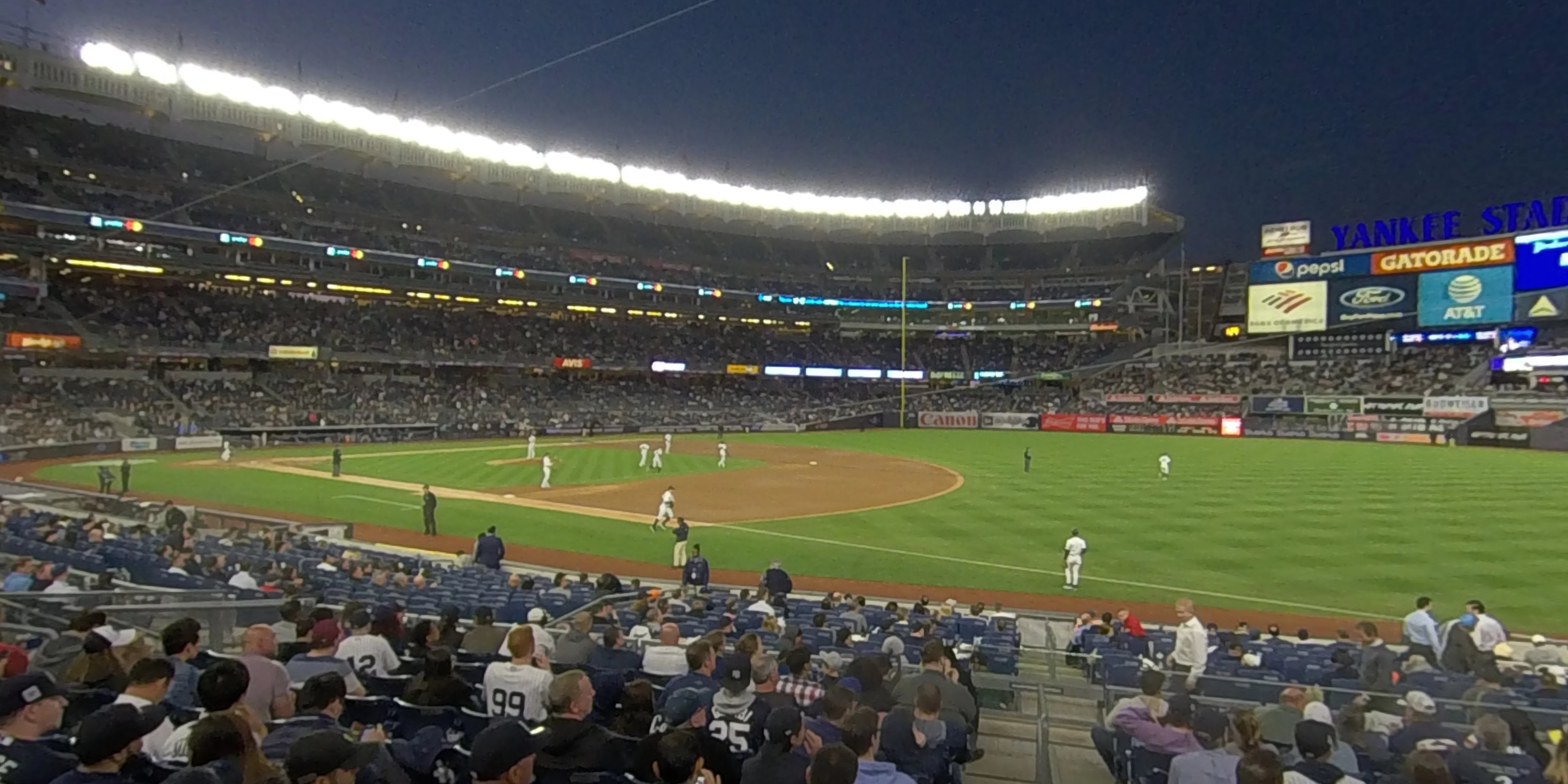 section 112 panoramic seat view  for baseball - yankee stadium