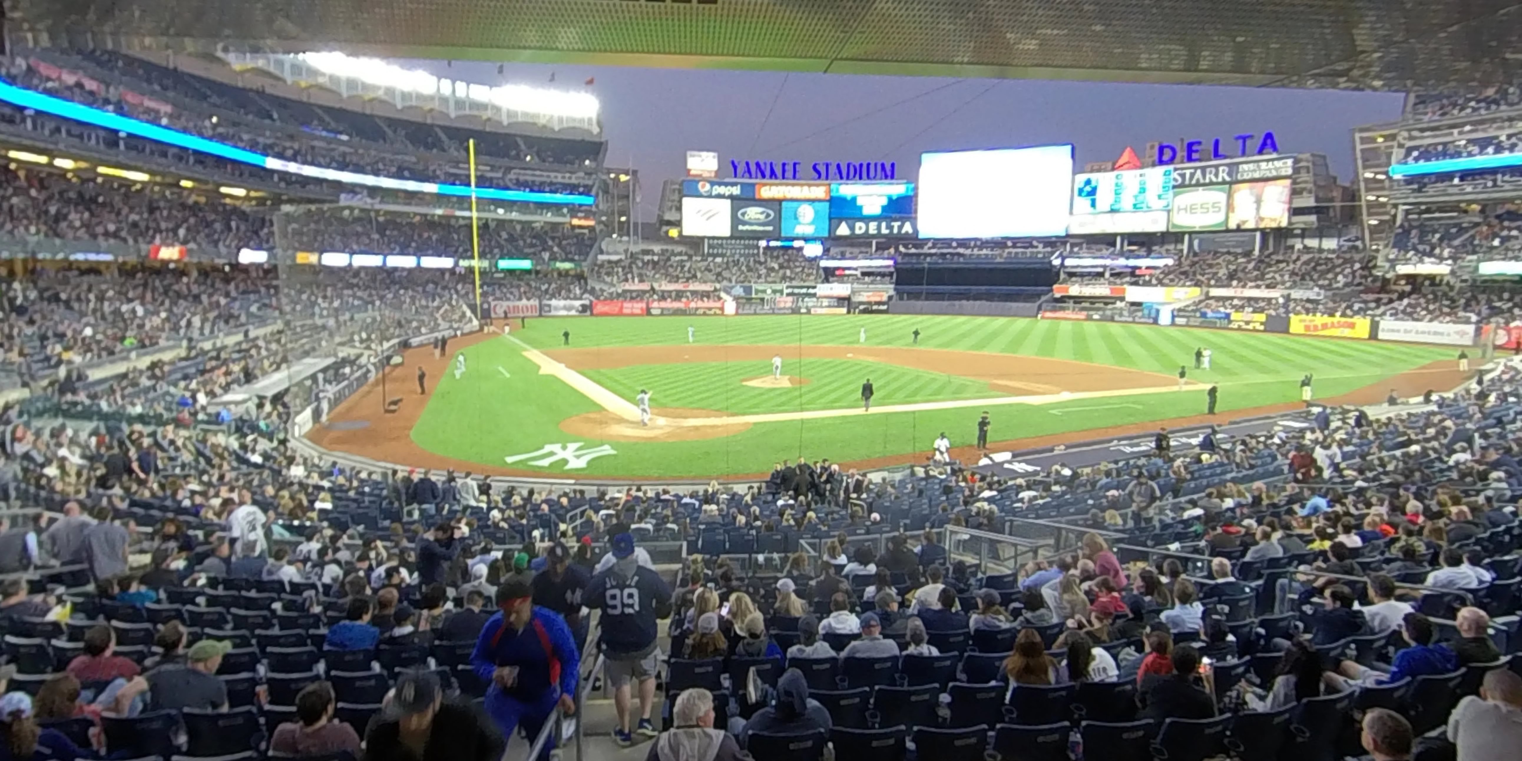 section 118 panoramic seat view  for baseball - yankee stadium