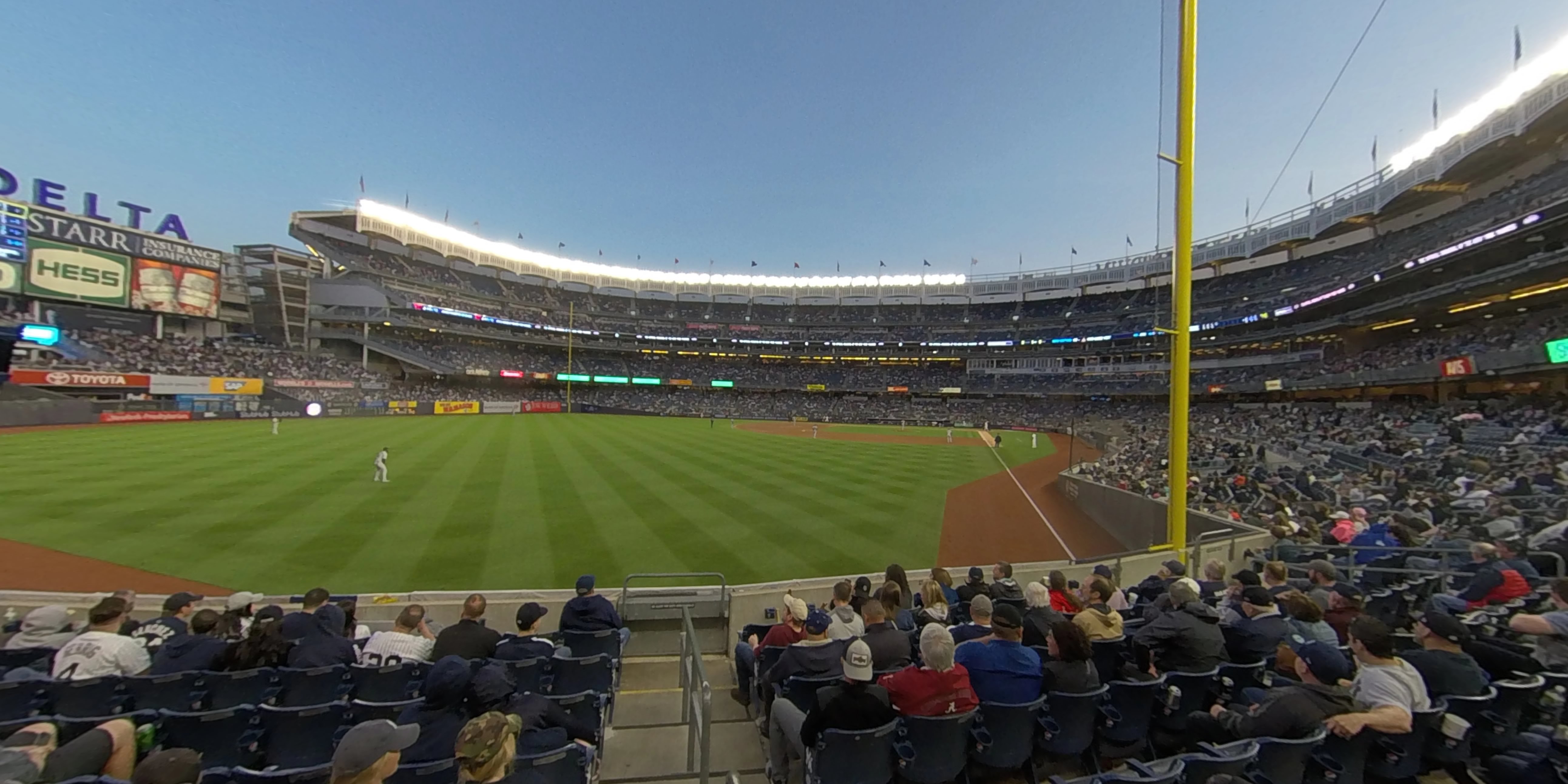 section 132 panoramic seat view  for baseball - yankee stadium