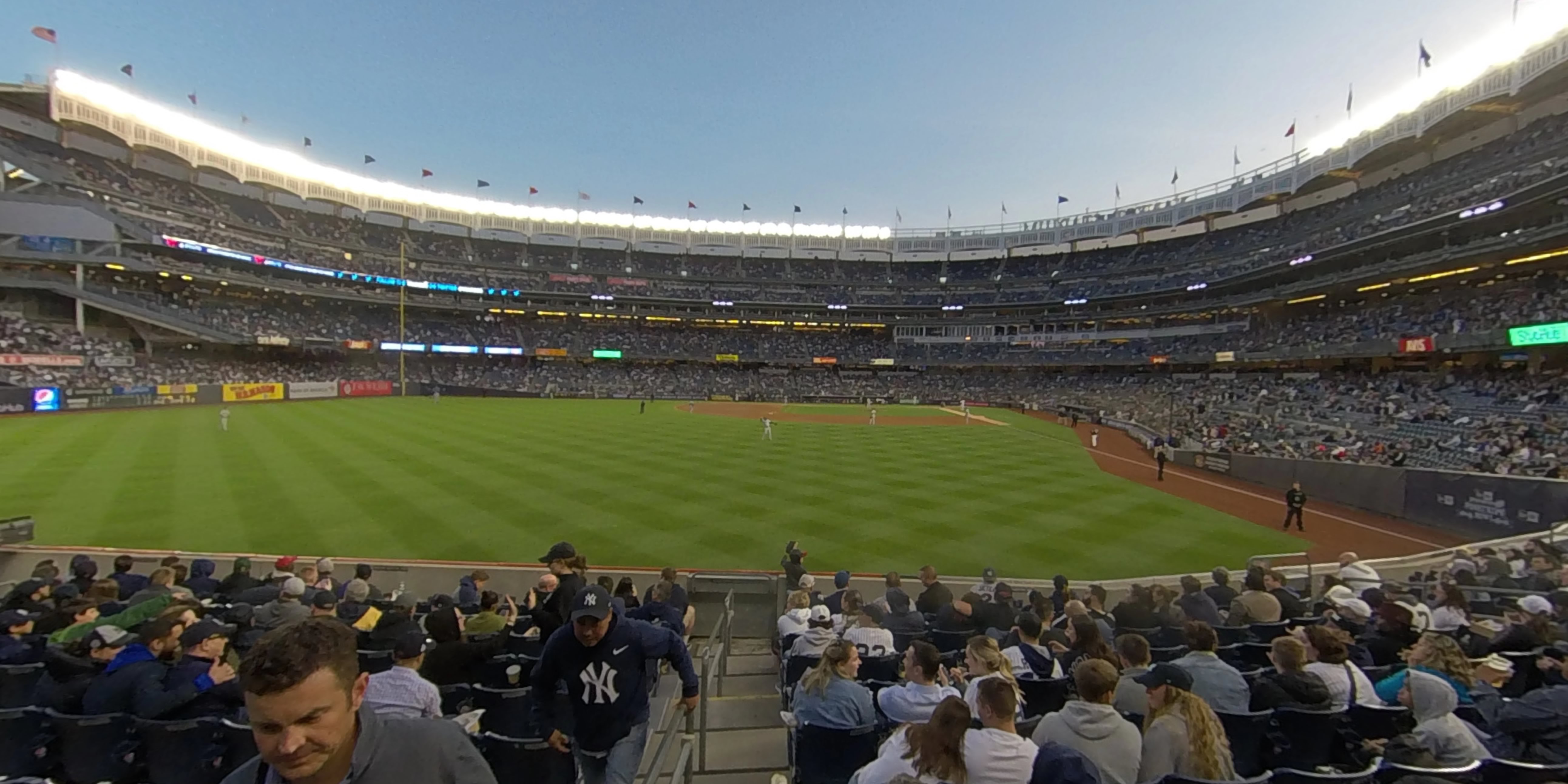 section 134 panoramic seat view  for baseball - yankee stadium