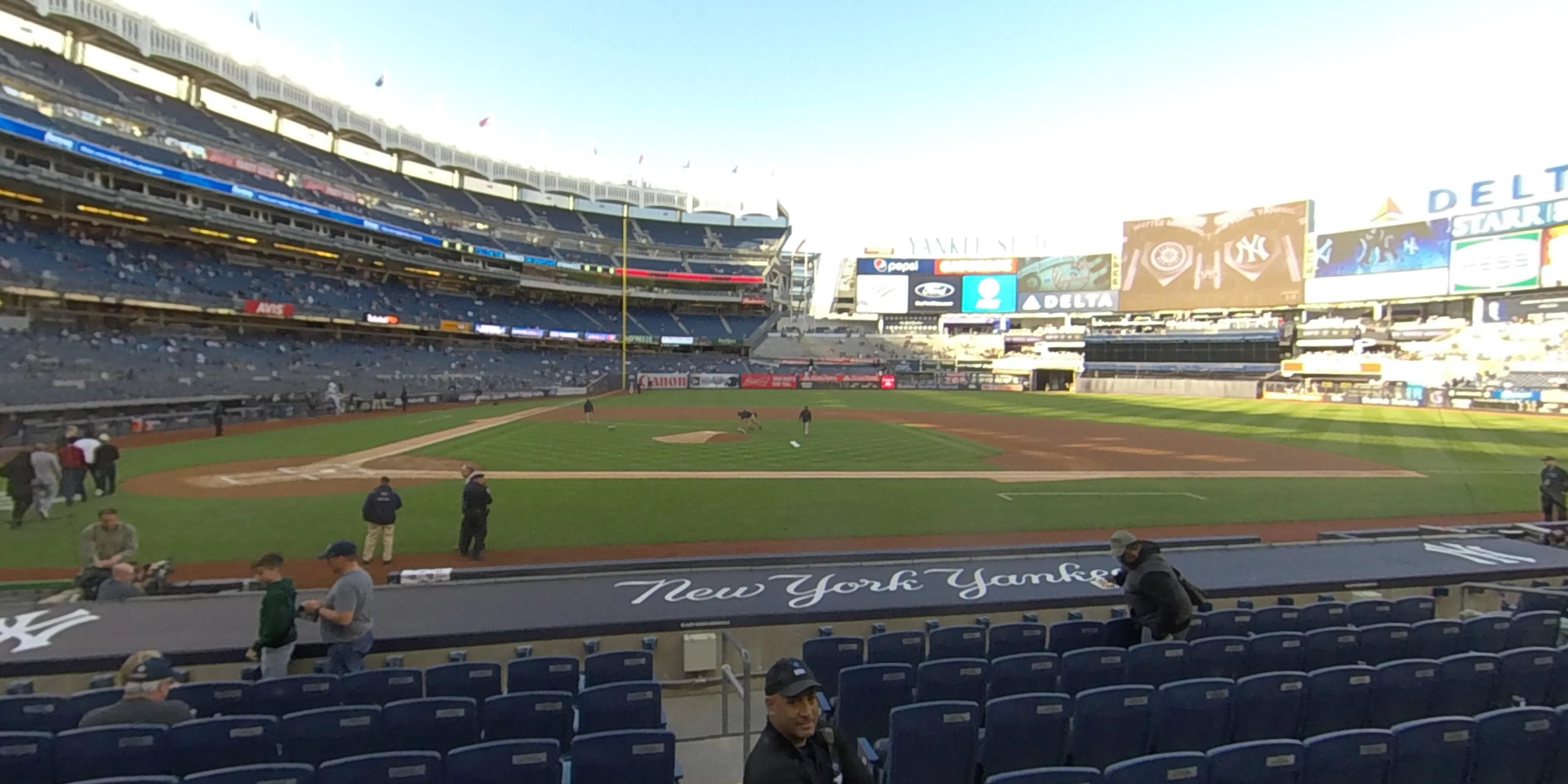section 16 panoramic seat view  for baseball - yankee stadium