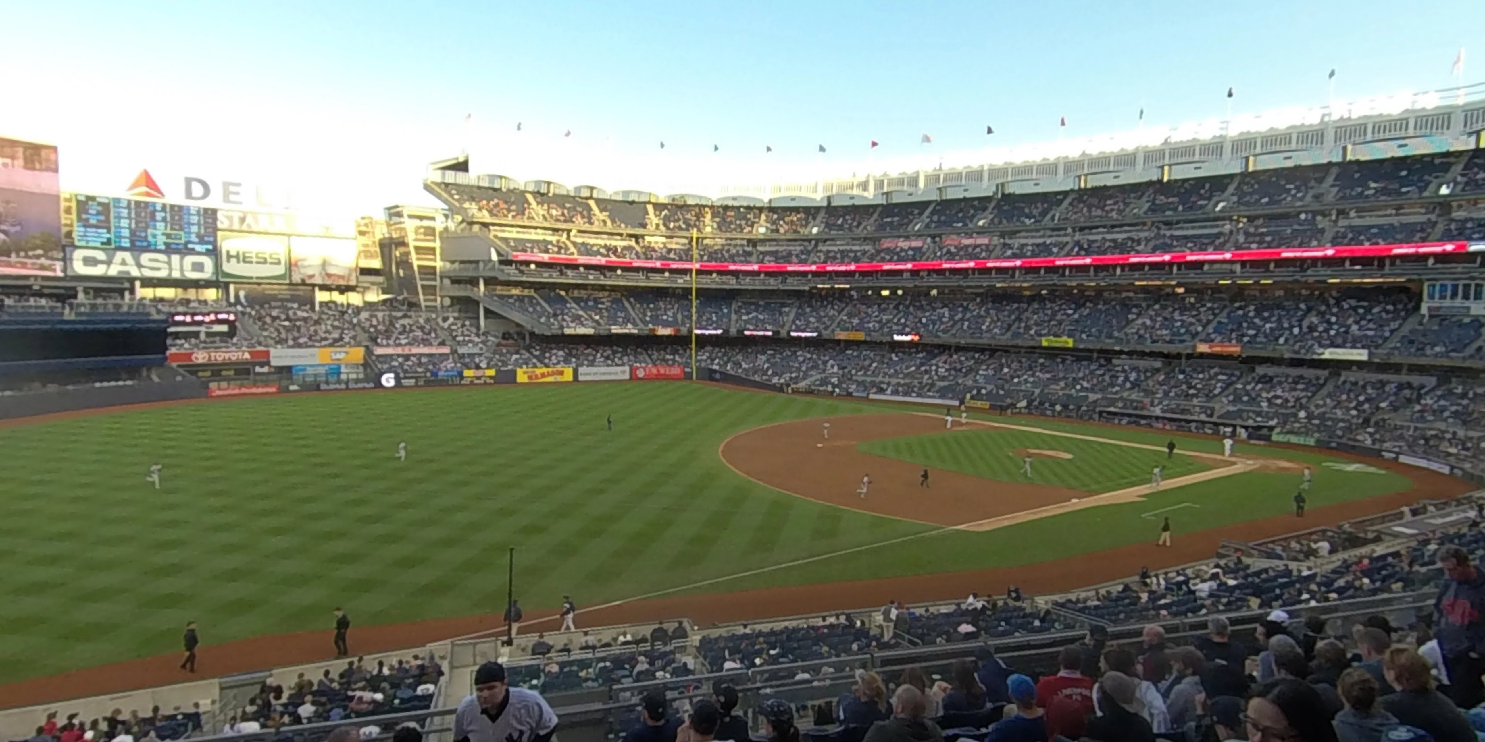 section 228 panoramic seat view  for baseball - yankee stadium