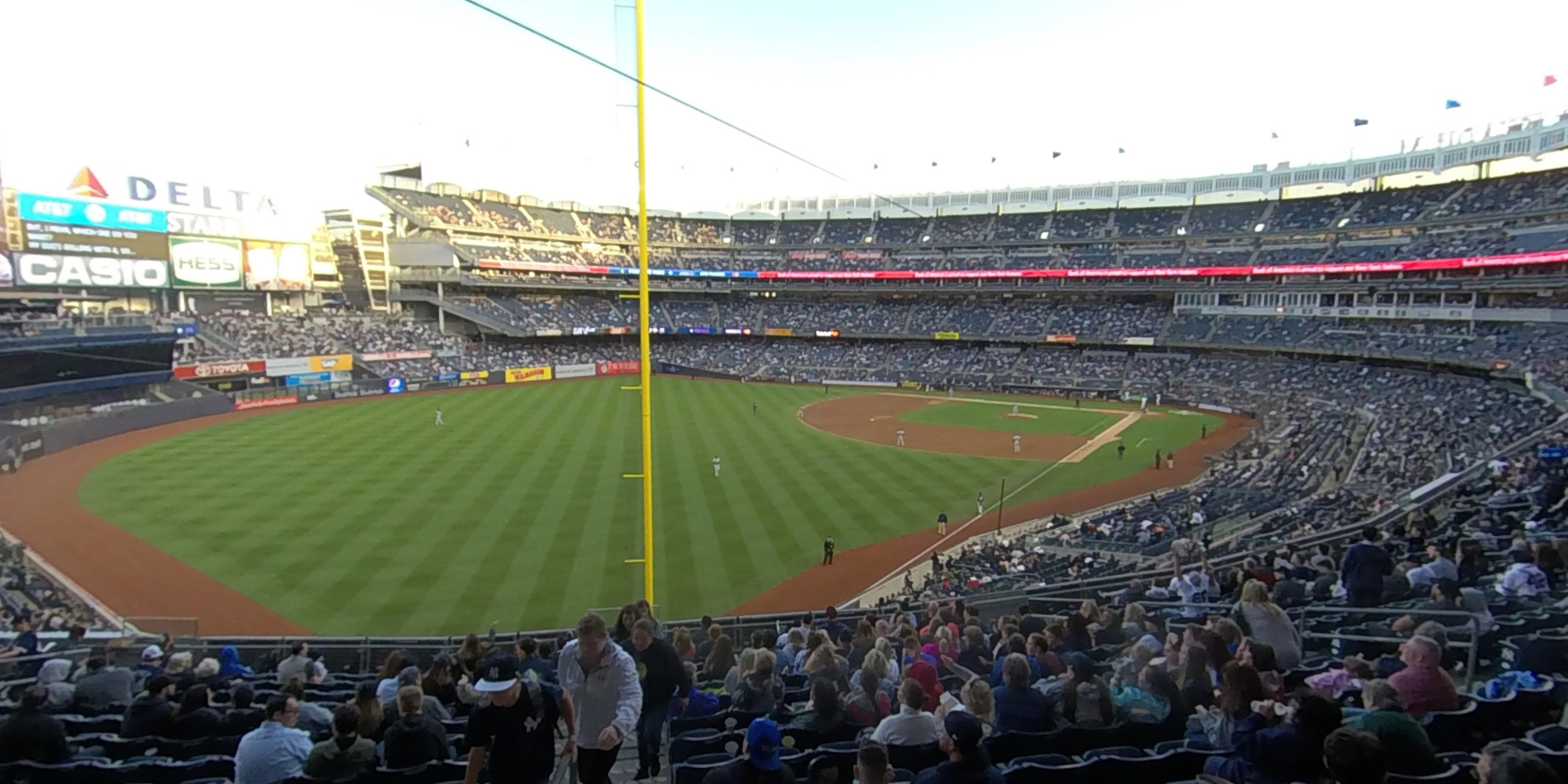 section 232a panoramic seat view  for baseball - yankee stadium