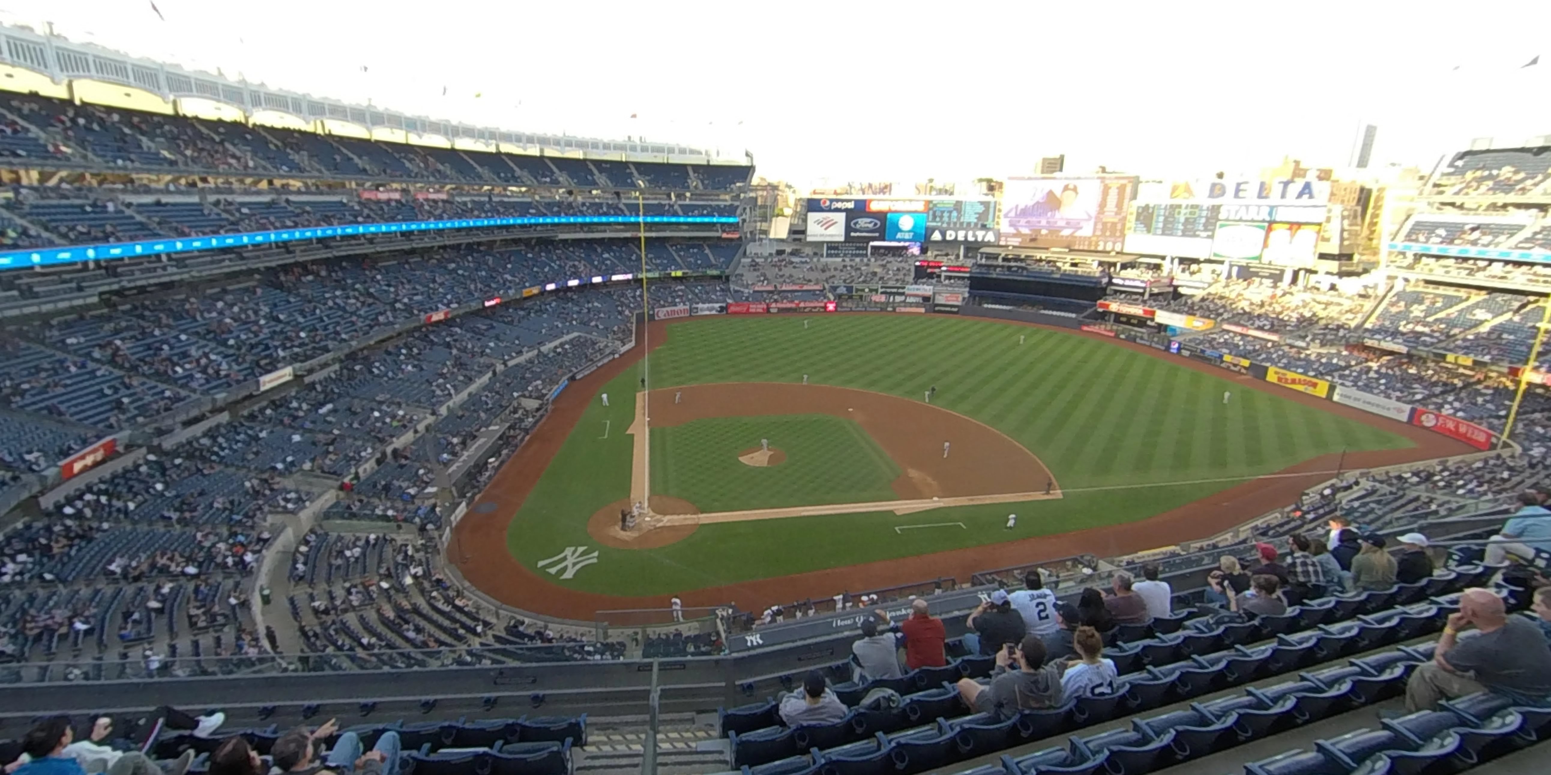 section 317 panoramic seat view  for baseball - yankee stadium