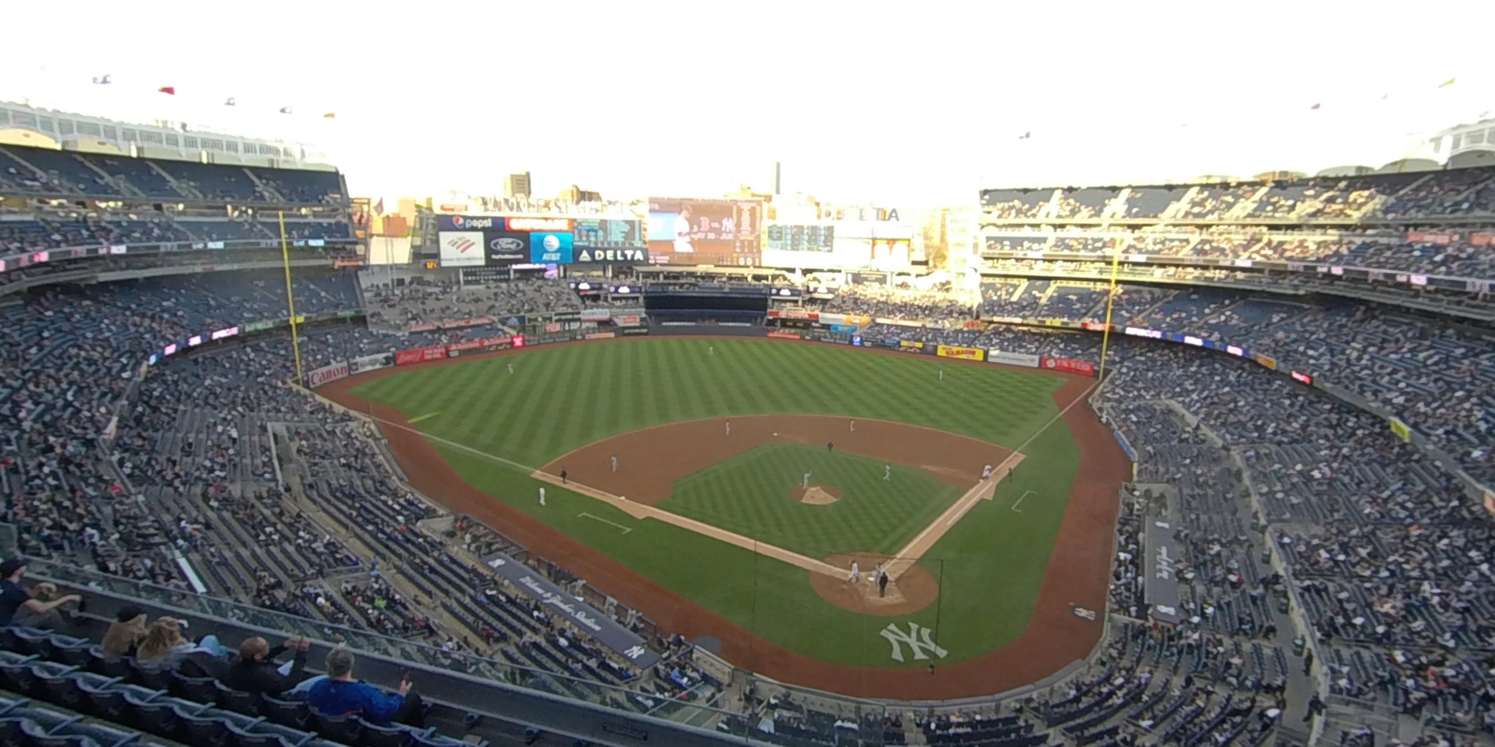 section 320c panoramic seat view  for baseball - yankee stadium