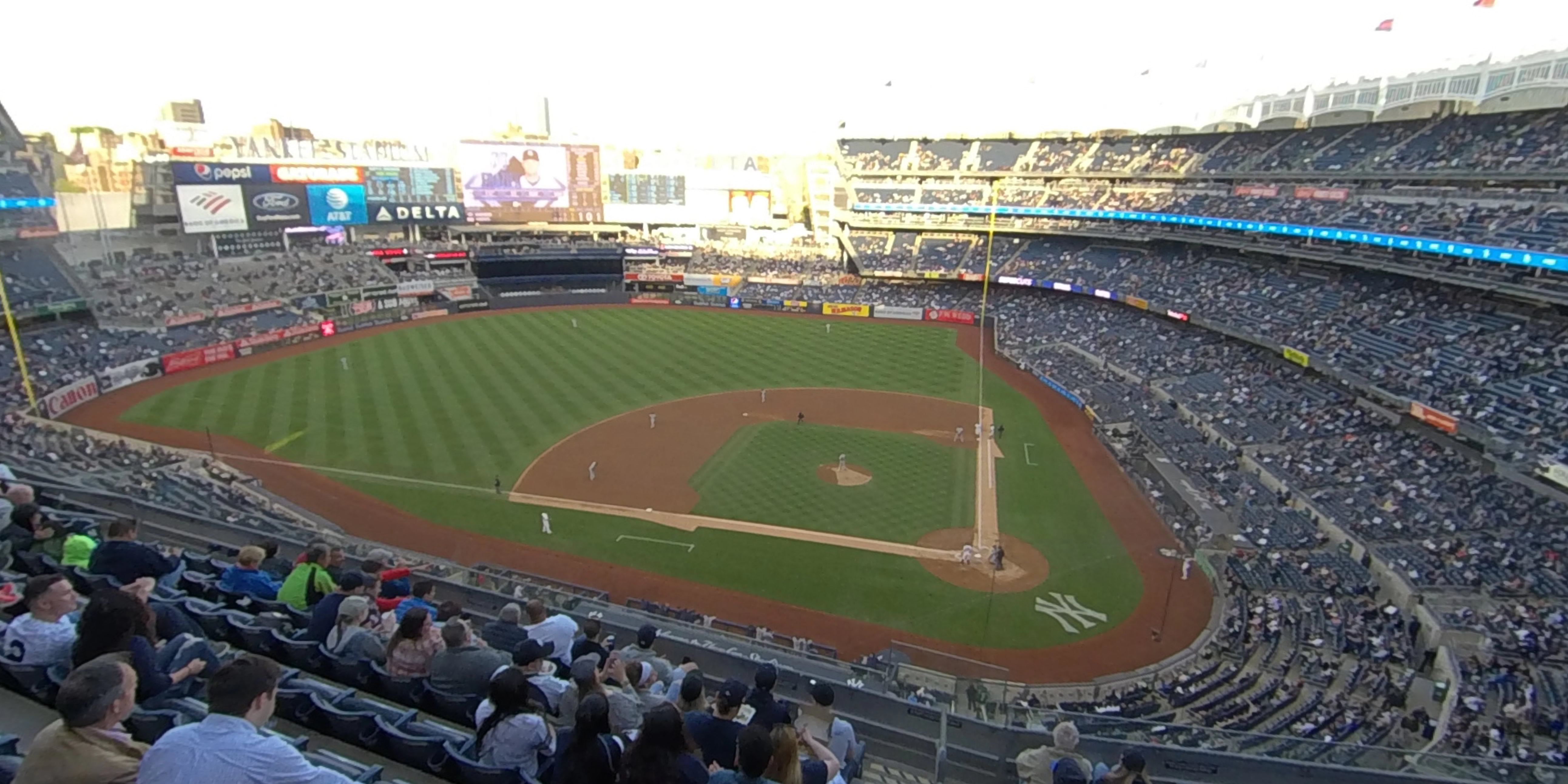section 322 panoramic seat view  for baseball - yankee stadium