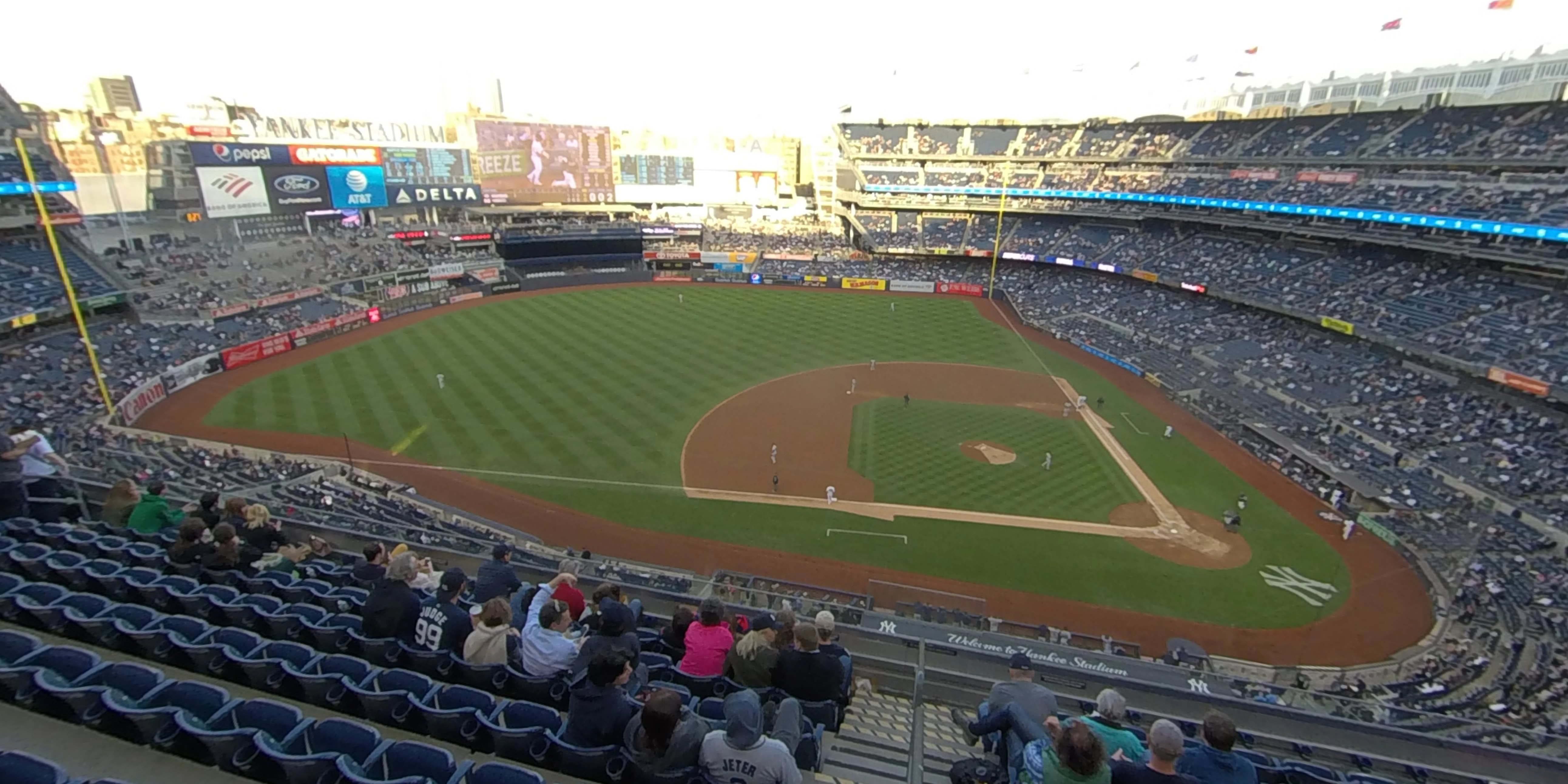 section 324 panoramic seat view  for baseball - yankee stadium