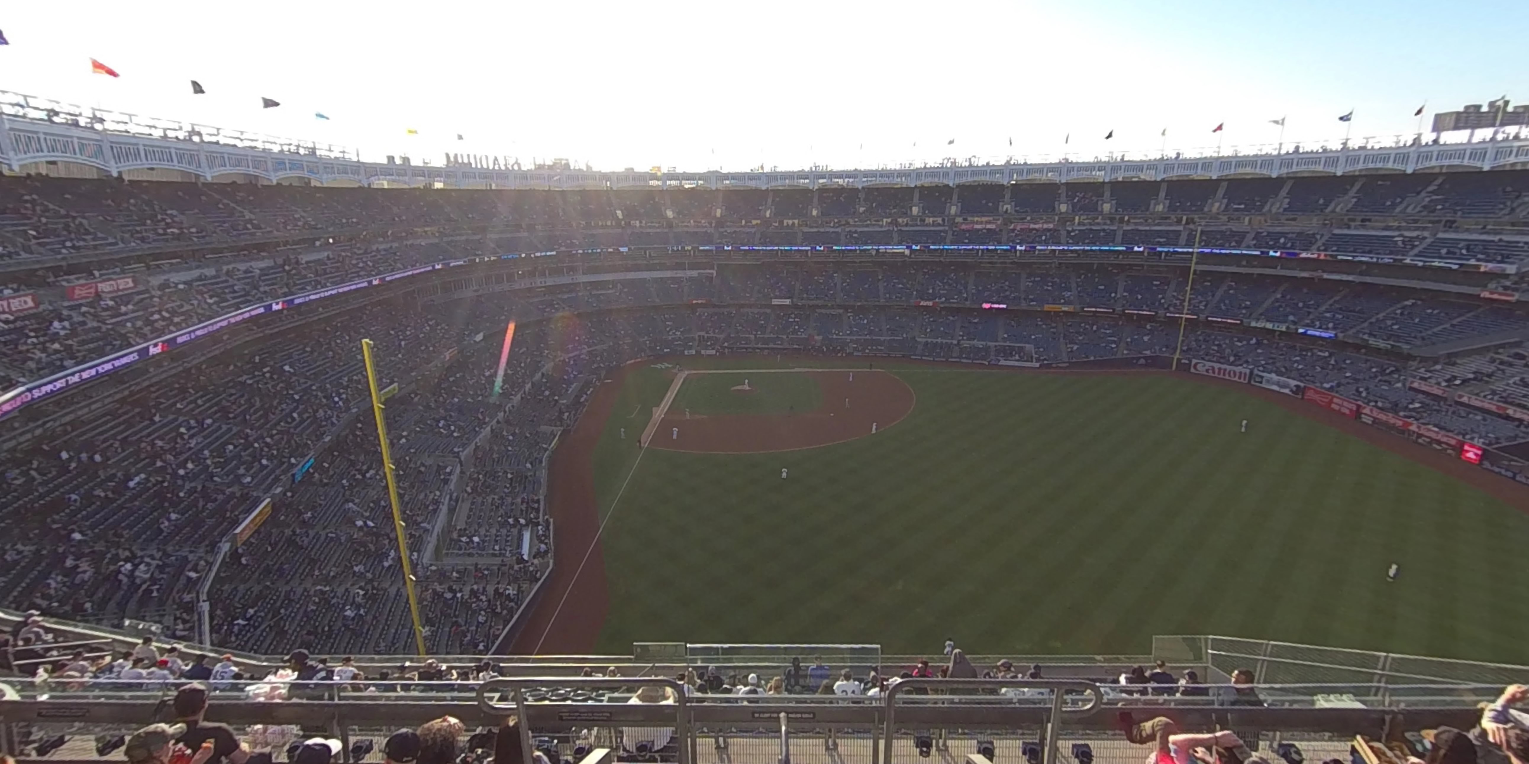 section 405 panoramic seat view  for baseball - yankee stadium