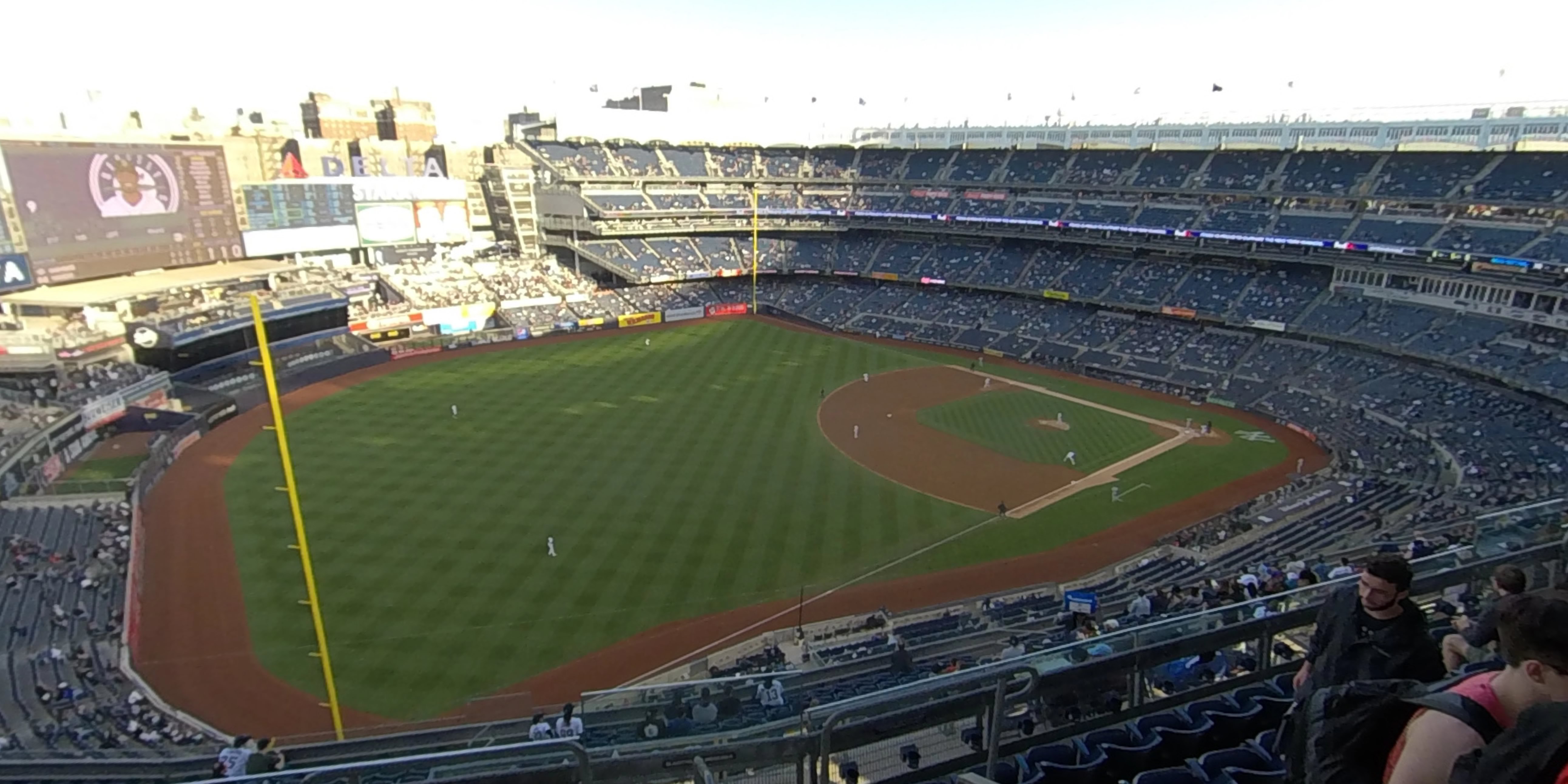 section 430 panoramic seat view  for baseball - yankee stadium