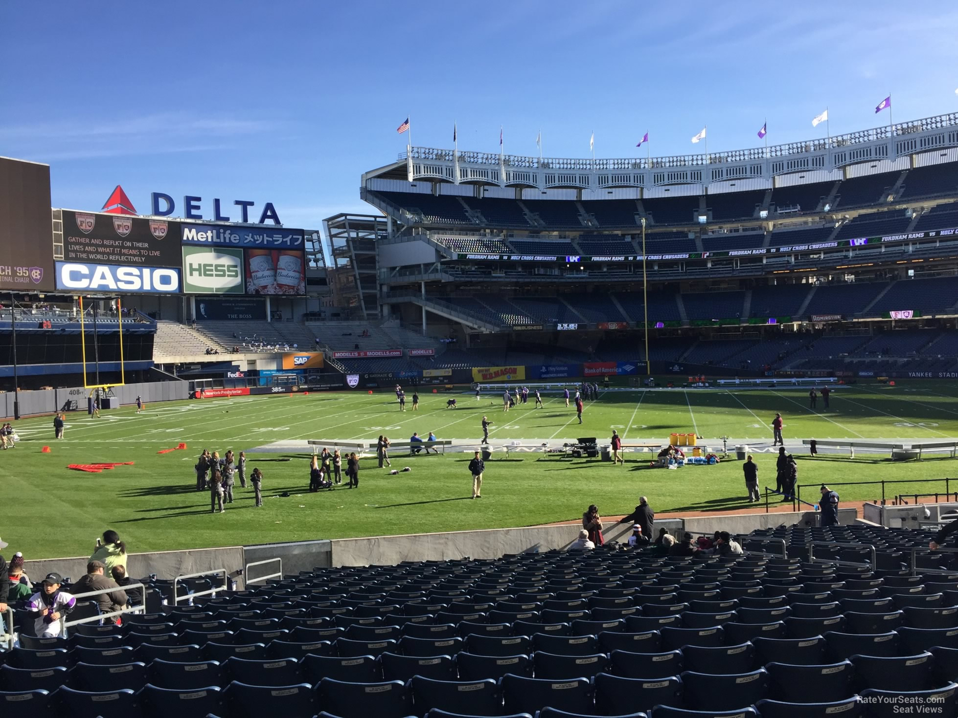 Section 130 at Yankee Stadium 